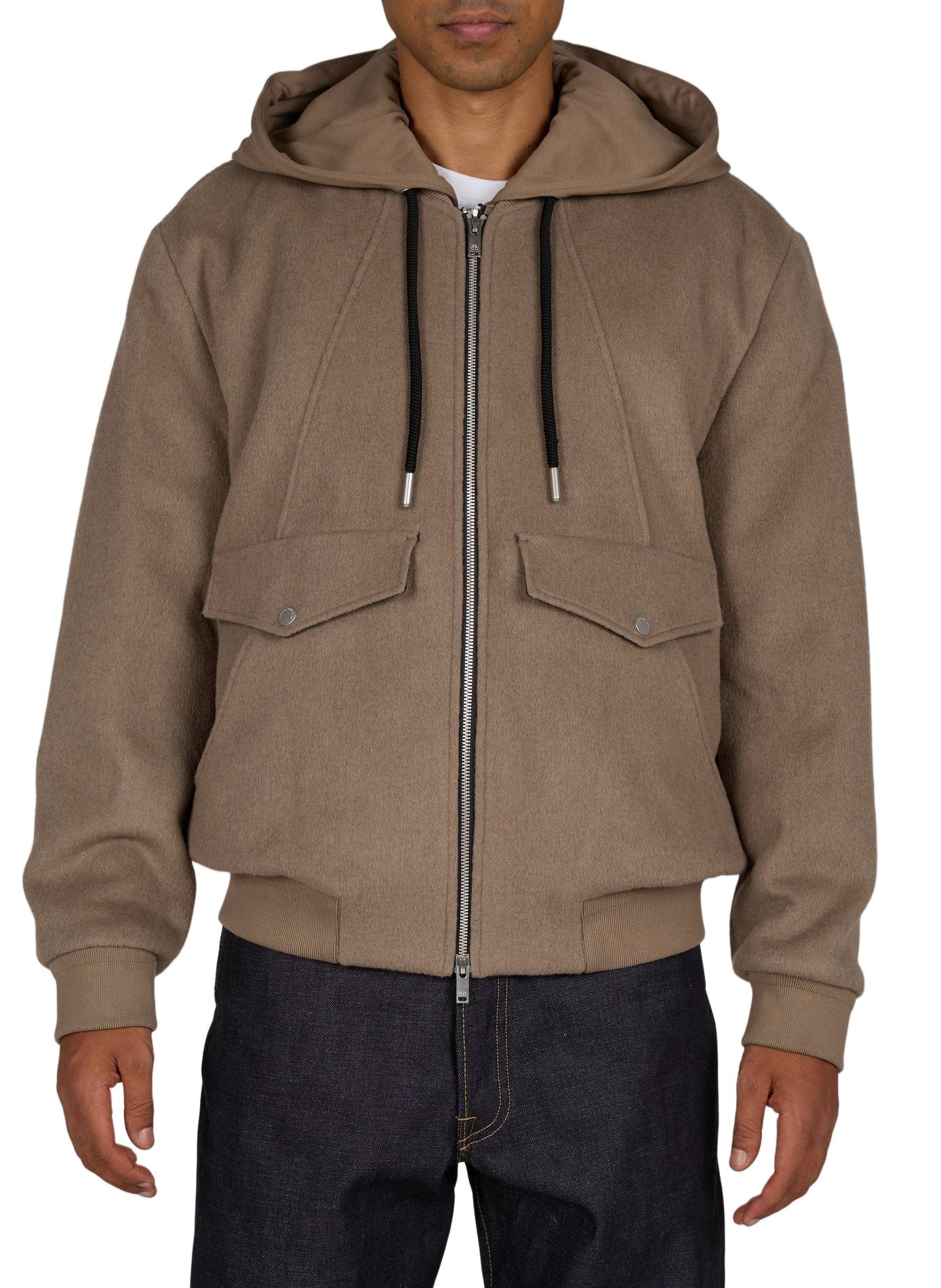 Weiter Wollmix-Parka MOOSE KNUCKLES Beige