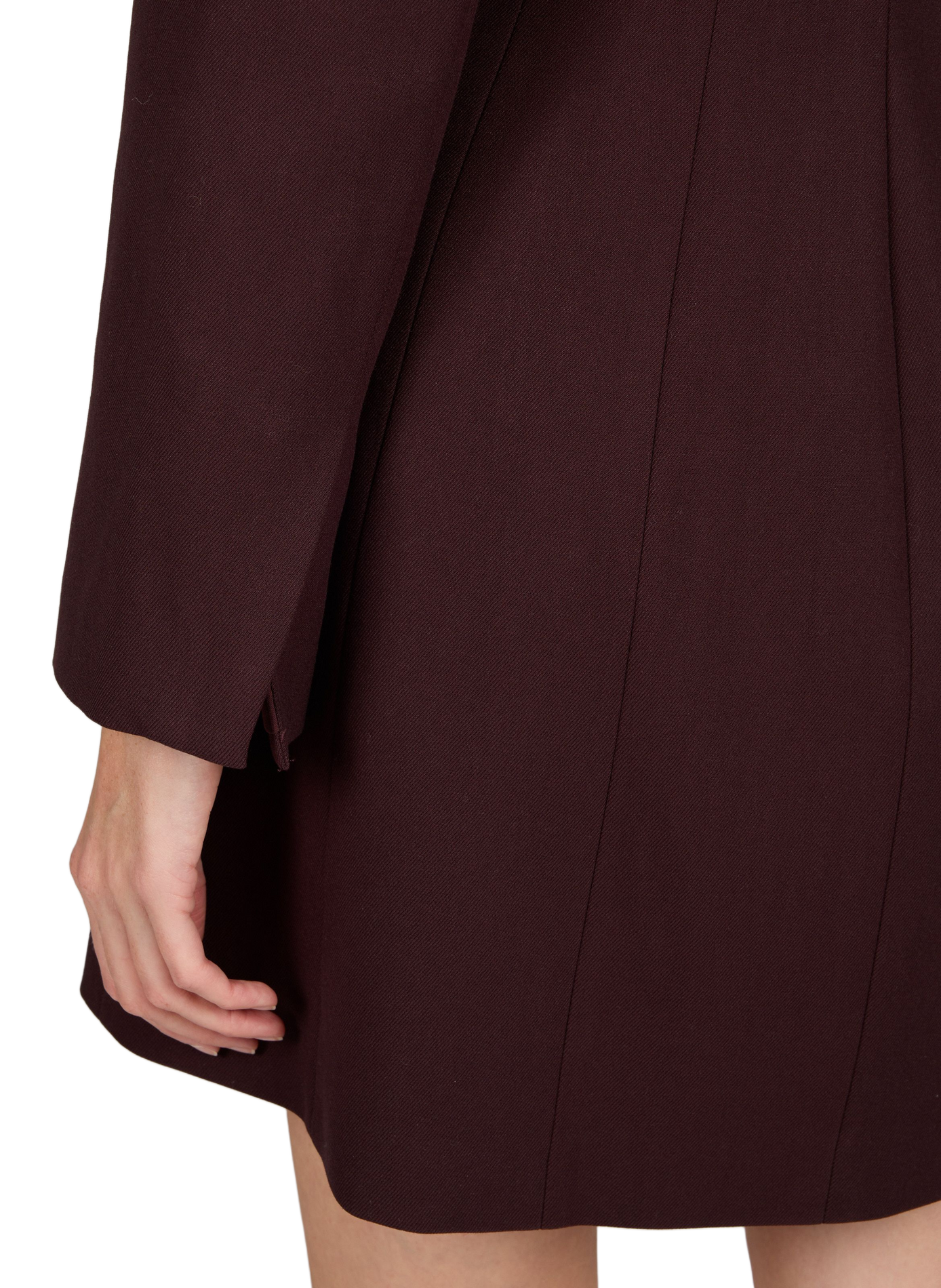 Robe courte zippée unie SUNCOO Violet