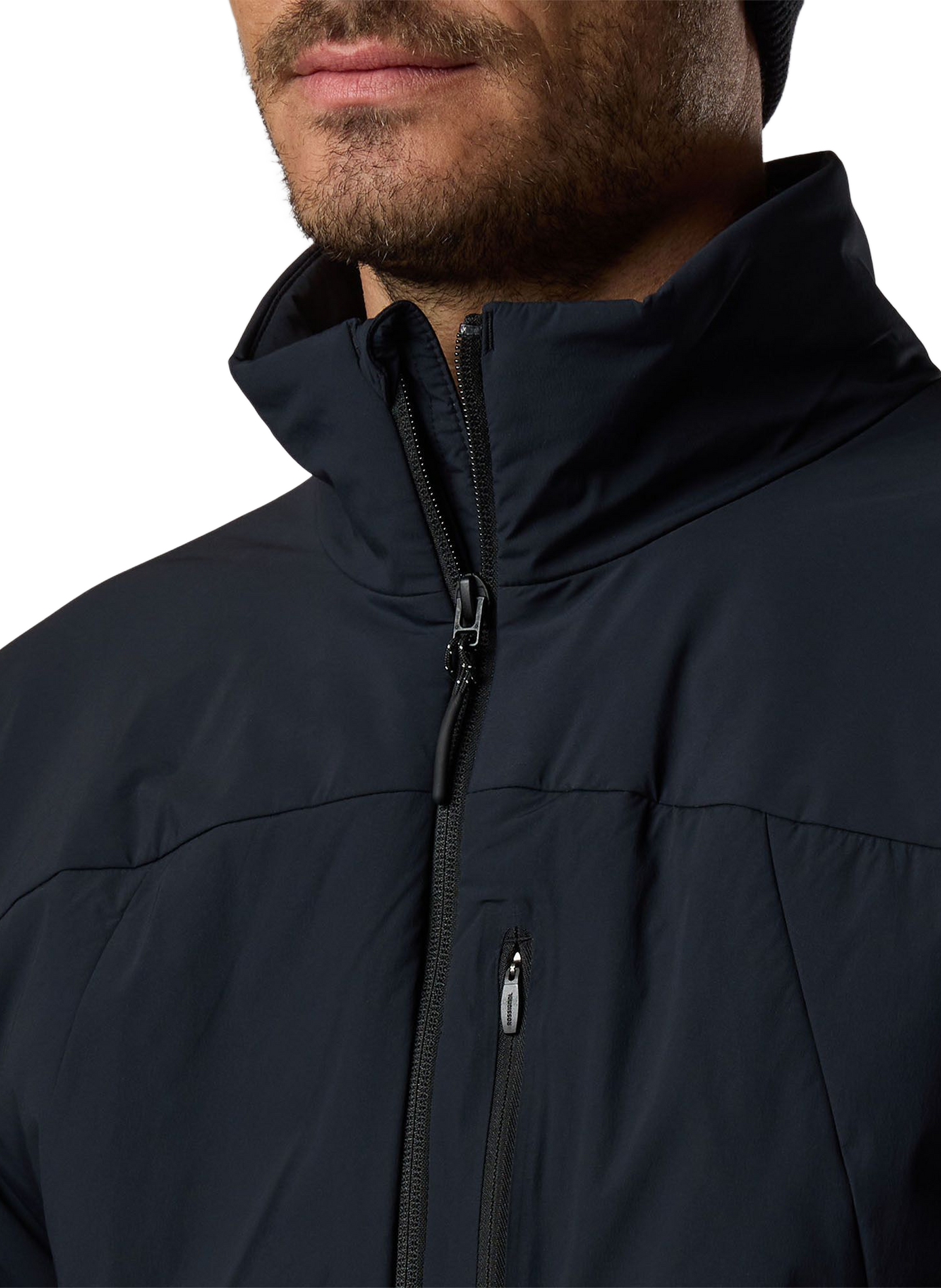 Veste droite col montant zippée ROSSIGNOL Negro