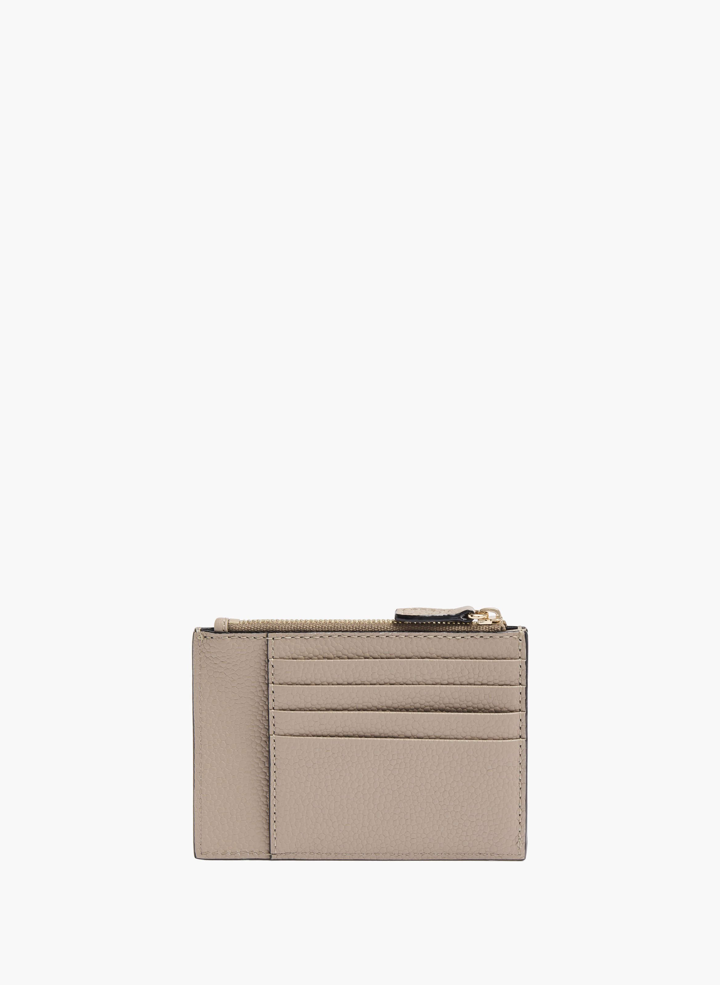 Porte-cartes ninon de lancel en cuirs de vachette graine & lisse LANCEL Gris