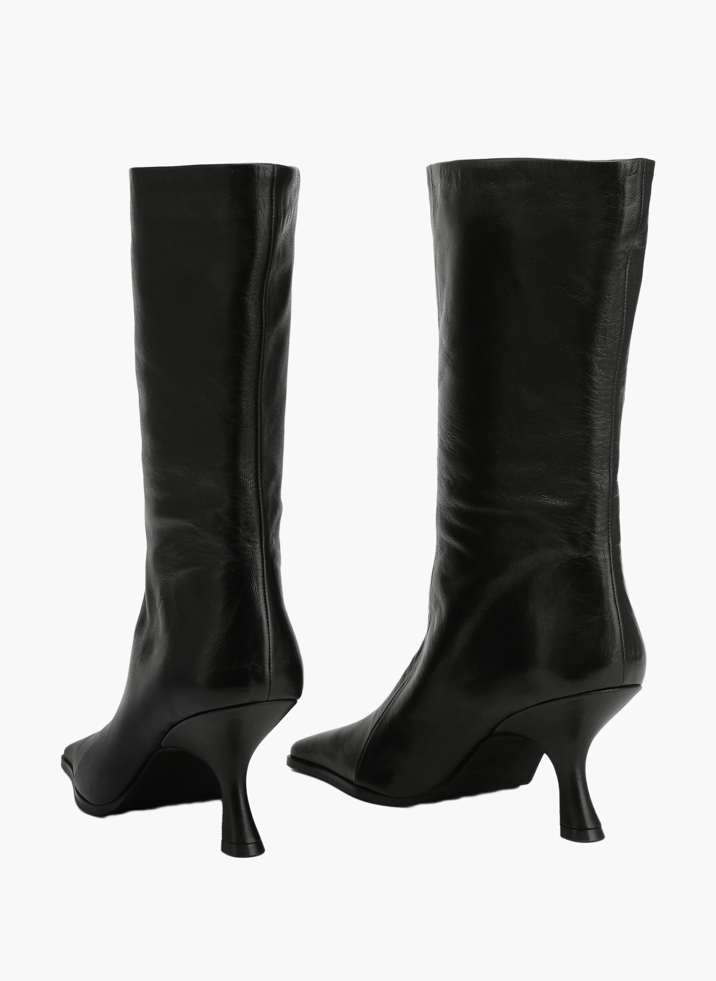 Bottines apple en cuir NAKED WOLFE Noir