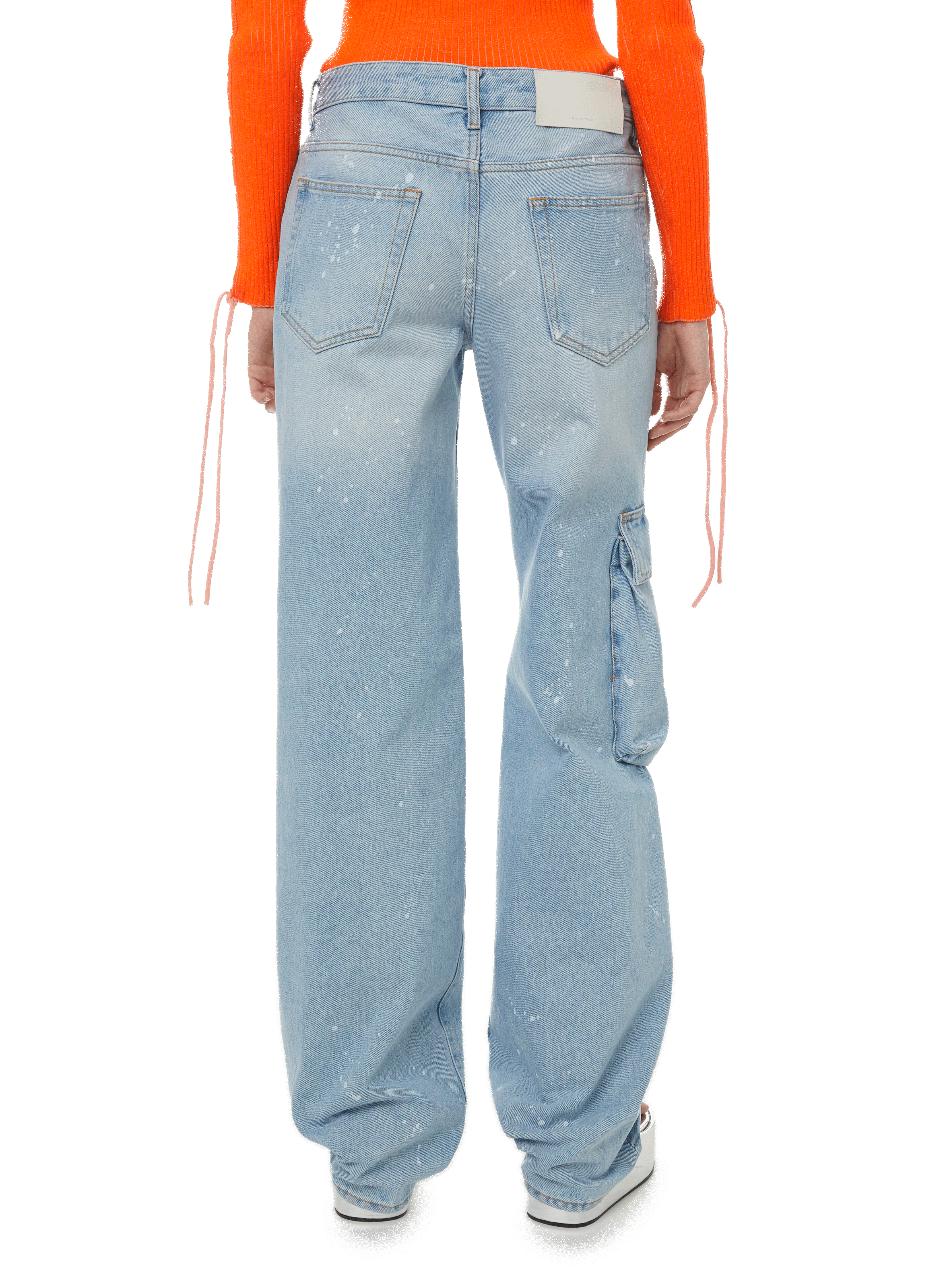 Wide cotton jeans OFF-WHITE Multicolour