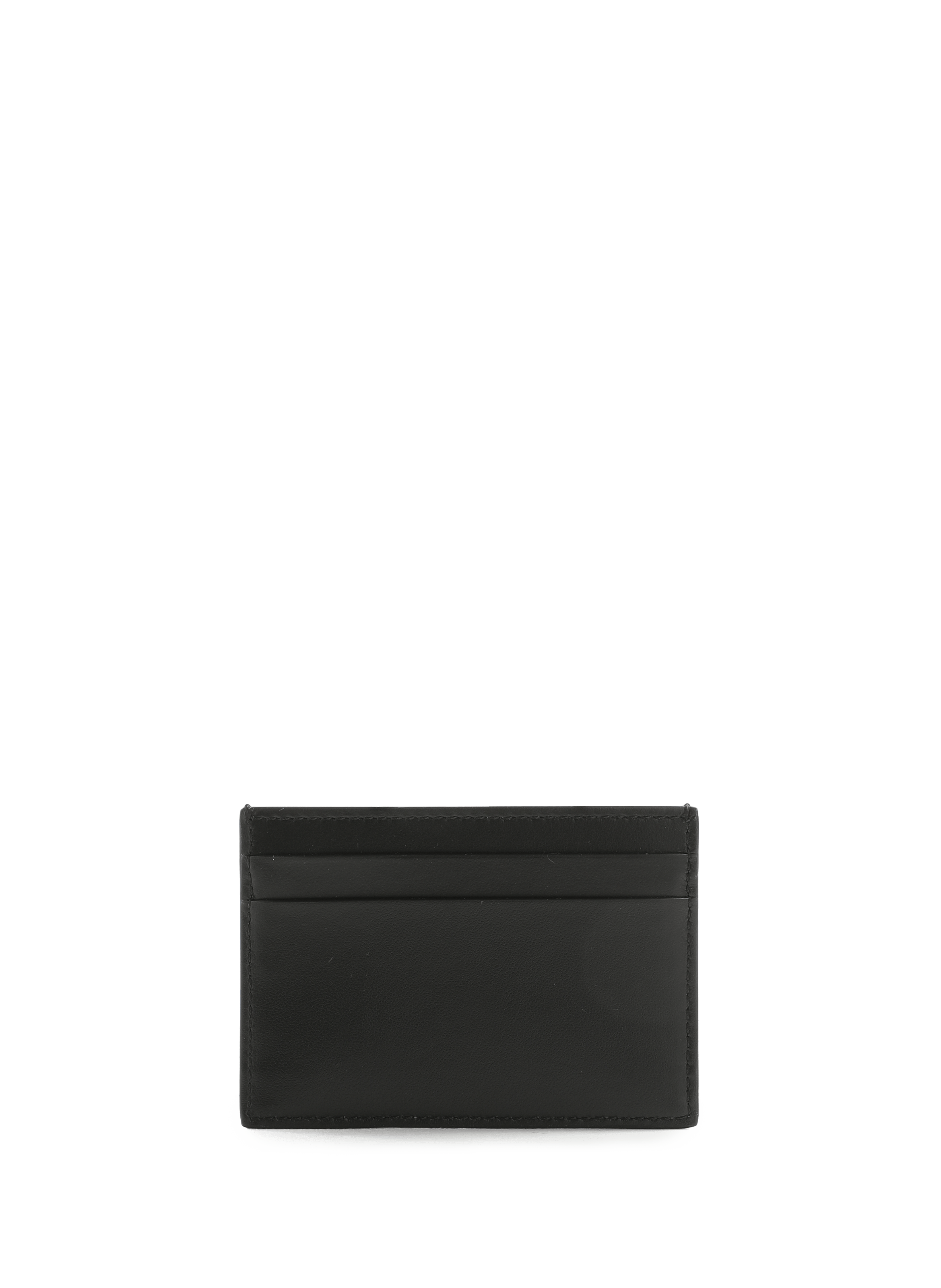  Leather card holder OFF-WHITE Black