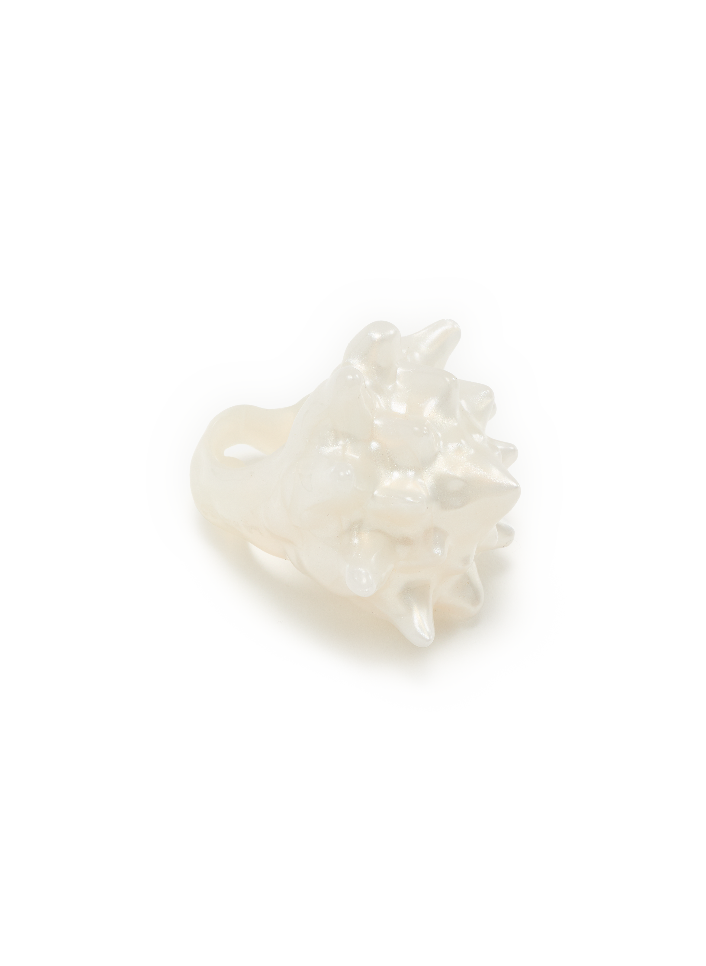 Bague Caracola Perla LA MANSO Blanc