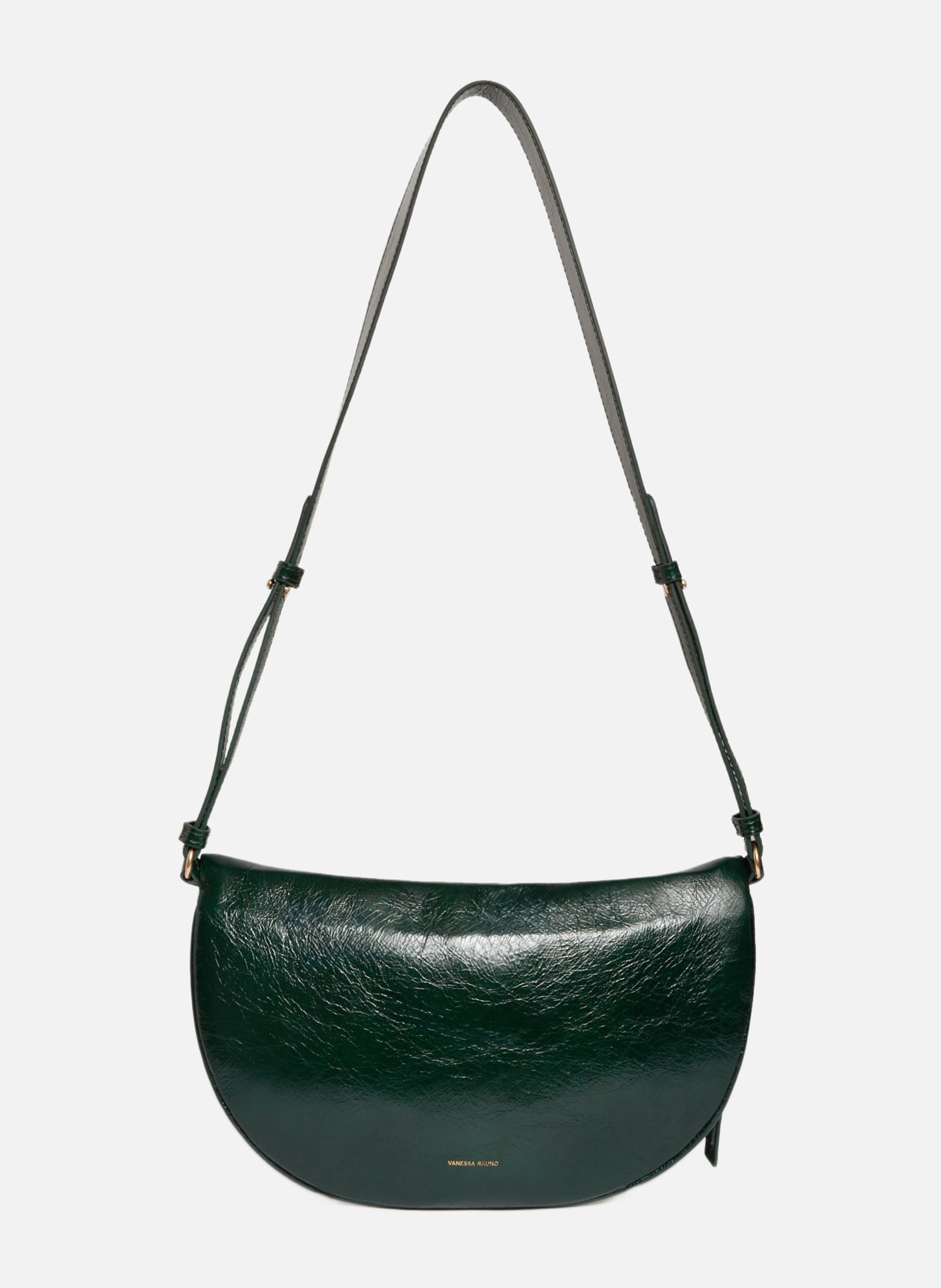 VANESSA BRUNO Sac banane en cuir Vert