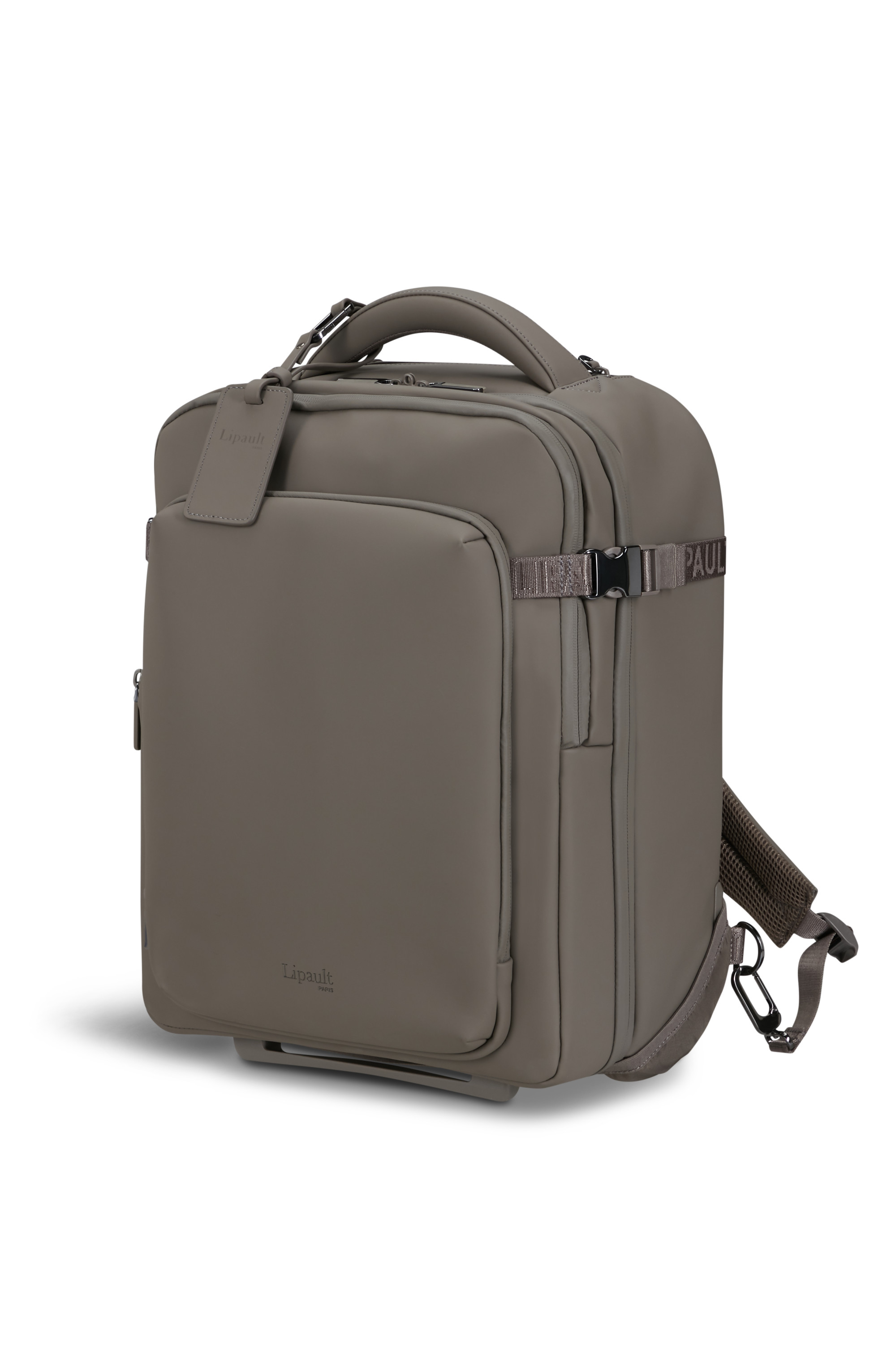 Lost in berlin sac à dos à roues taille s LIPAULT PARIS Gris