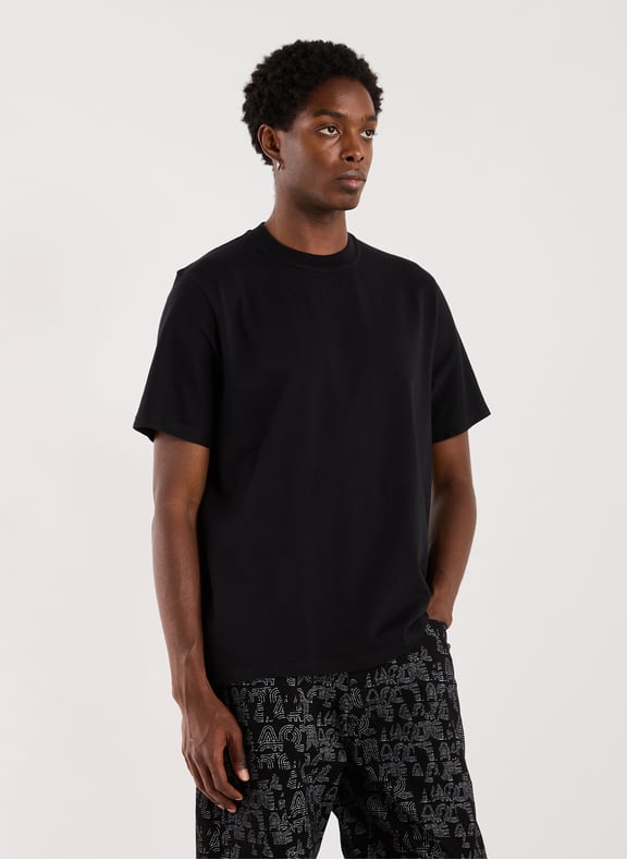 T-shirt col rond en coton Noir by ARTE ANTWERP ARTE ANTWERP T-shirt col rond en coton Noir