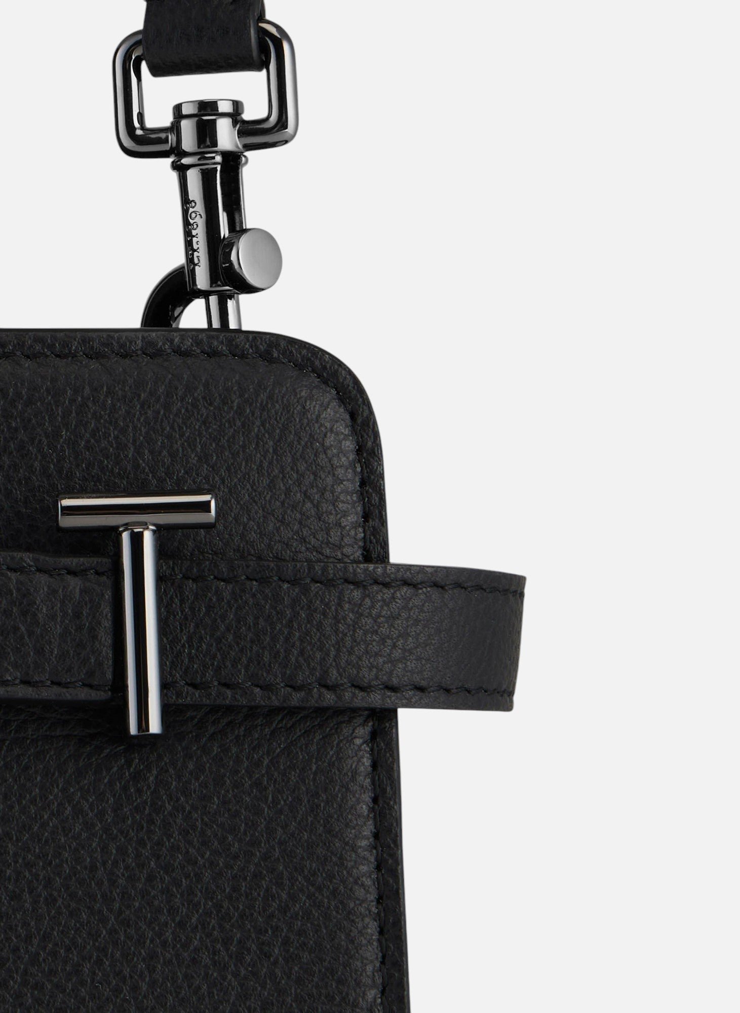 Petit sac à main emilie en cuir grainé LE TANNEUR Noir