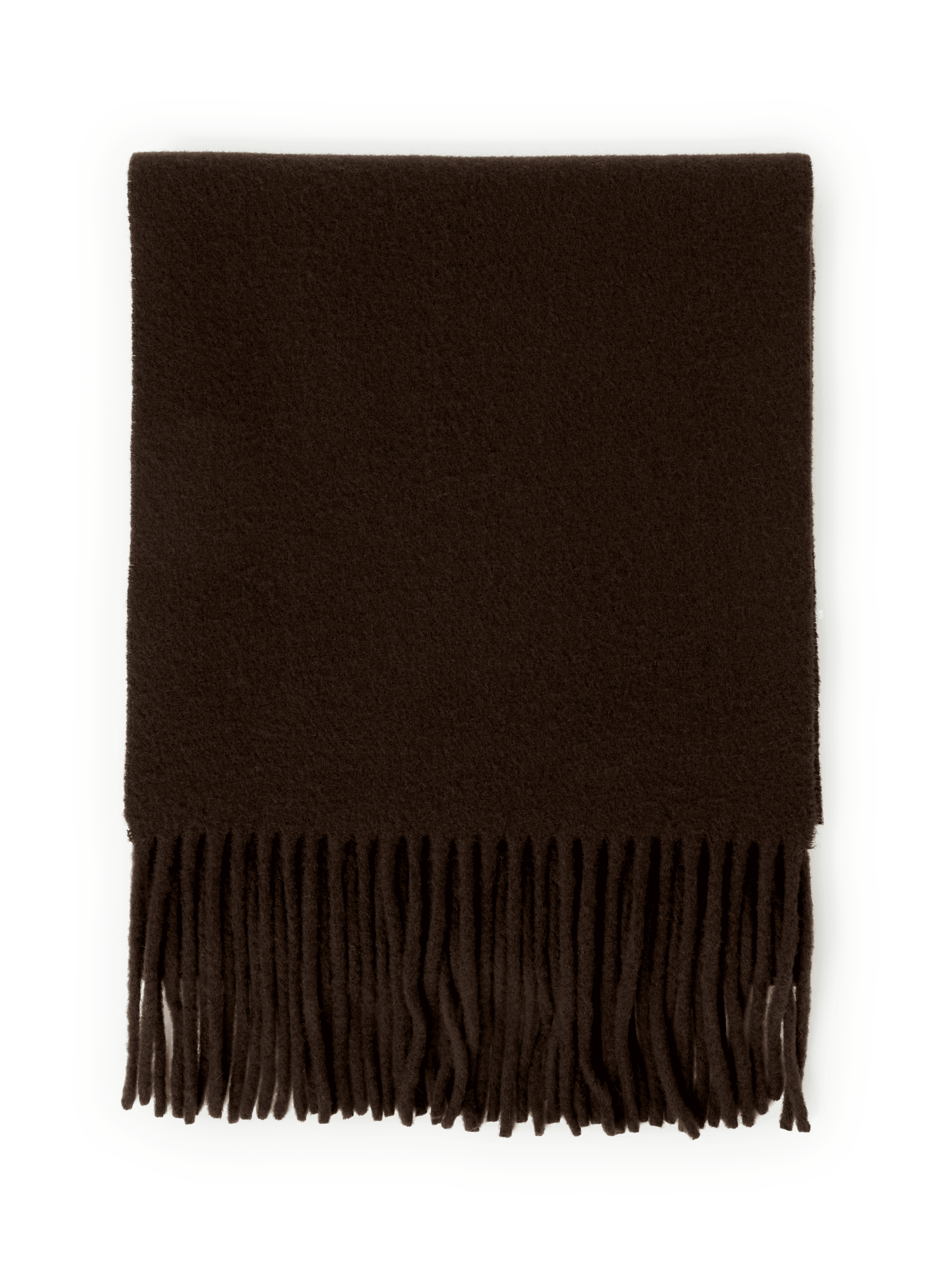 OUR LEGACY Wool fringed scarf  Black
