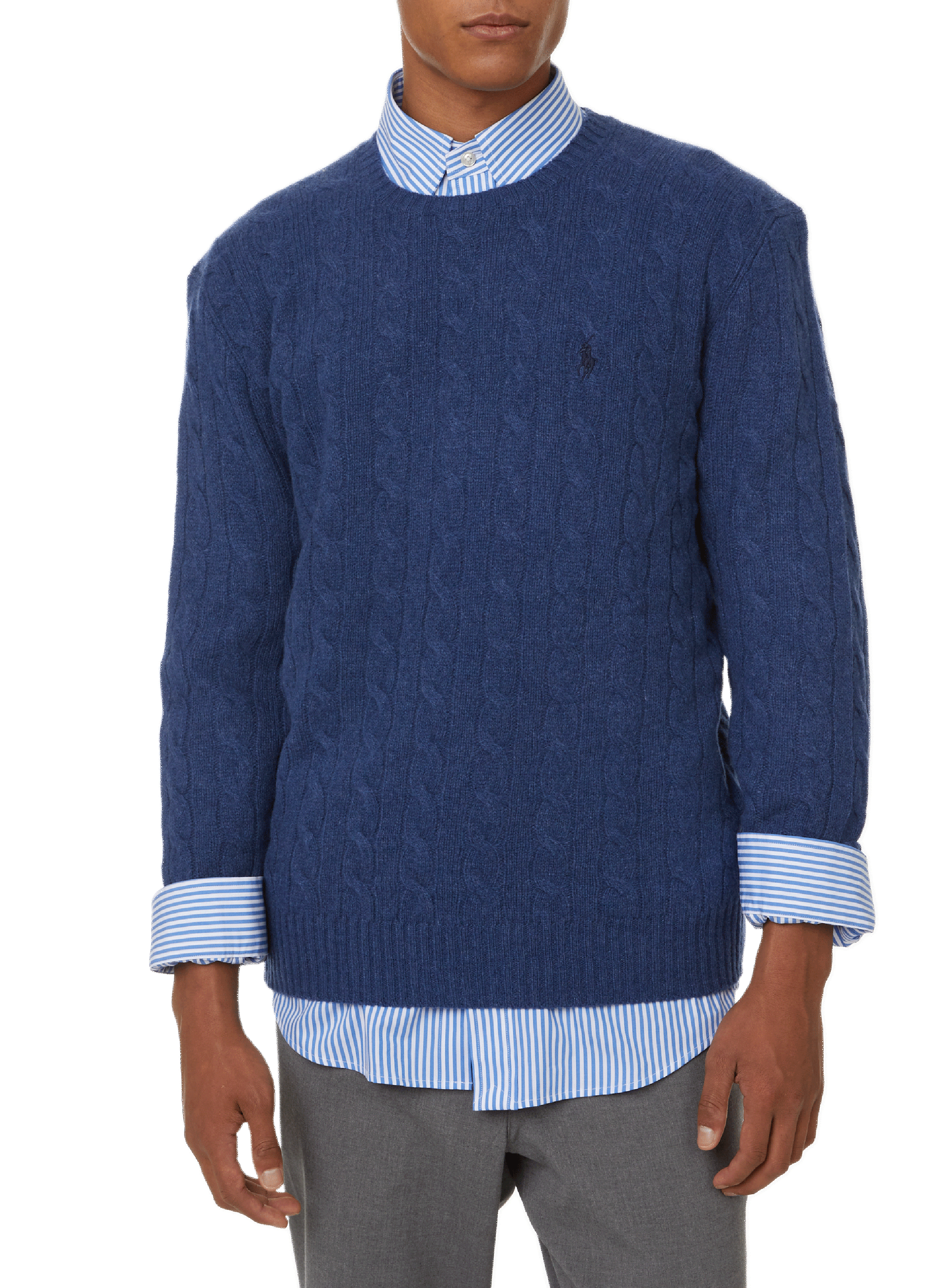 POLO RALPH LAUREN Wool and cashmere jumper Blue