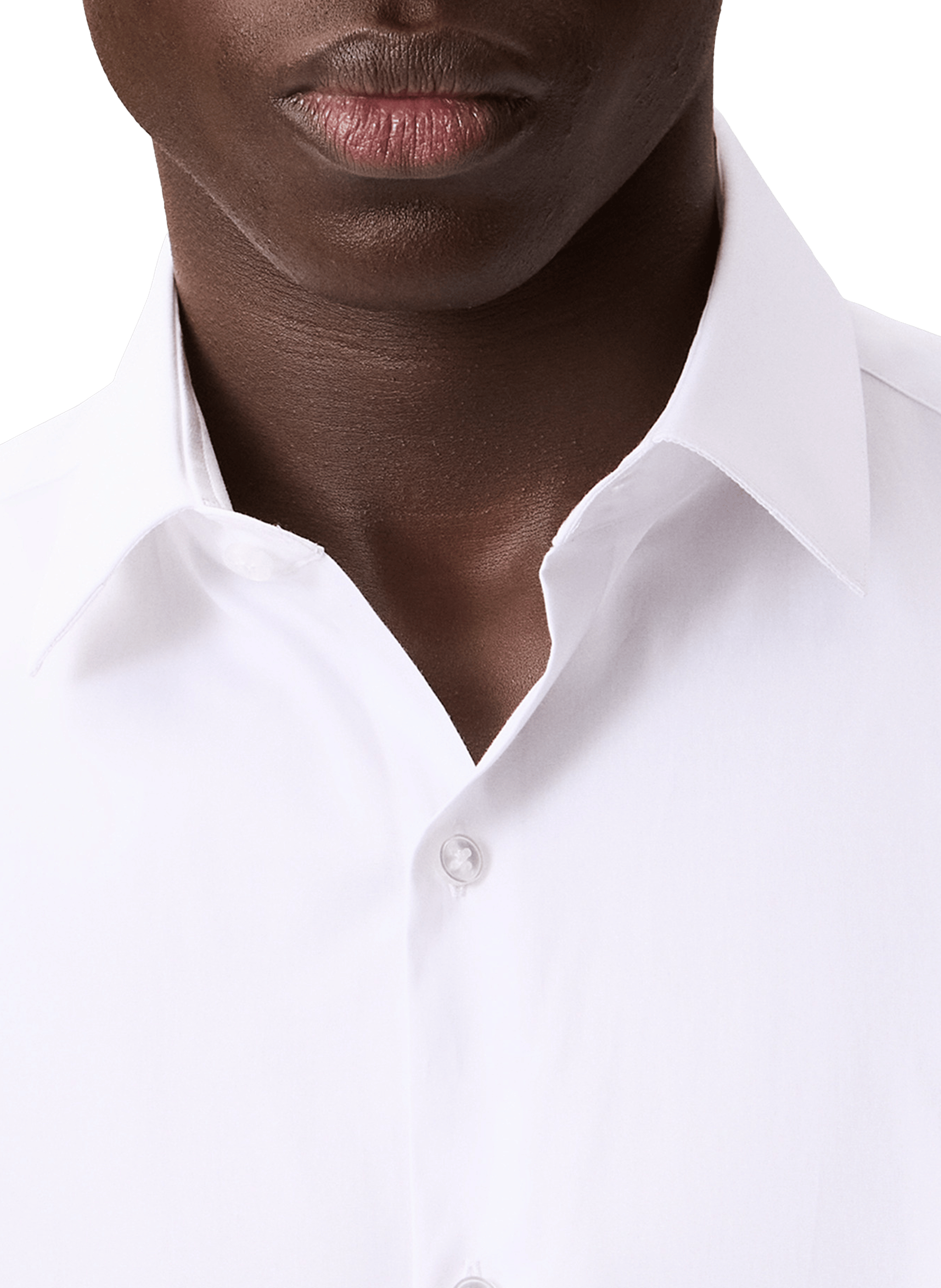 Chemise cintrée classique en coton  CALVIN KLEIN Blanc