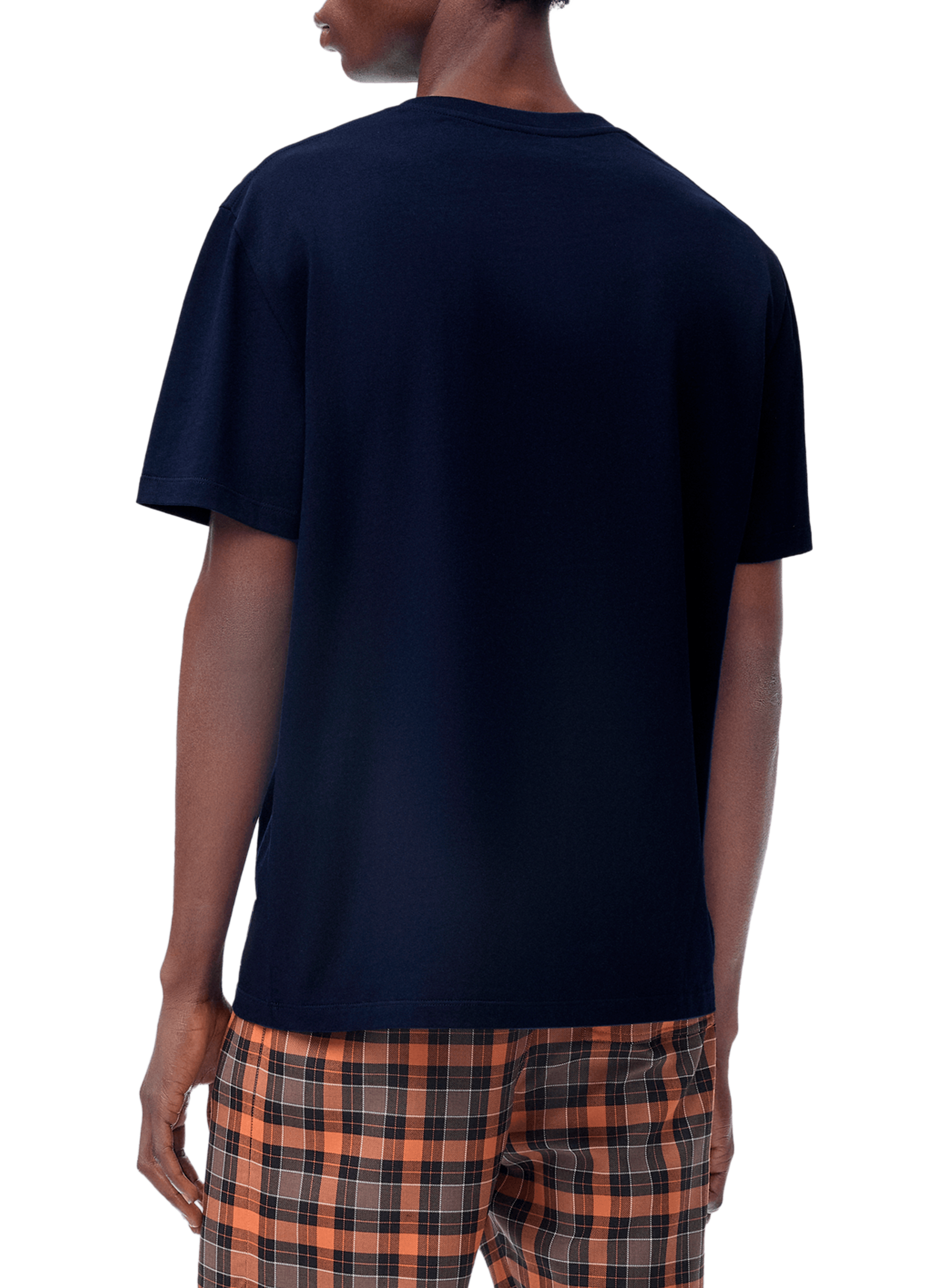 Casual embroidered cotton t-shirt LOEWE Blue