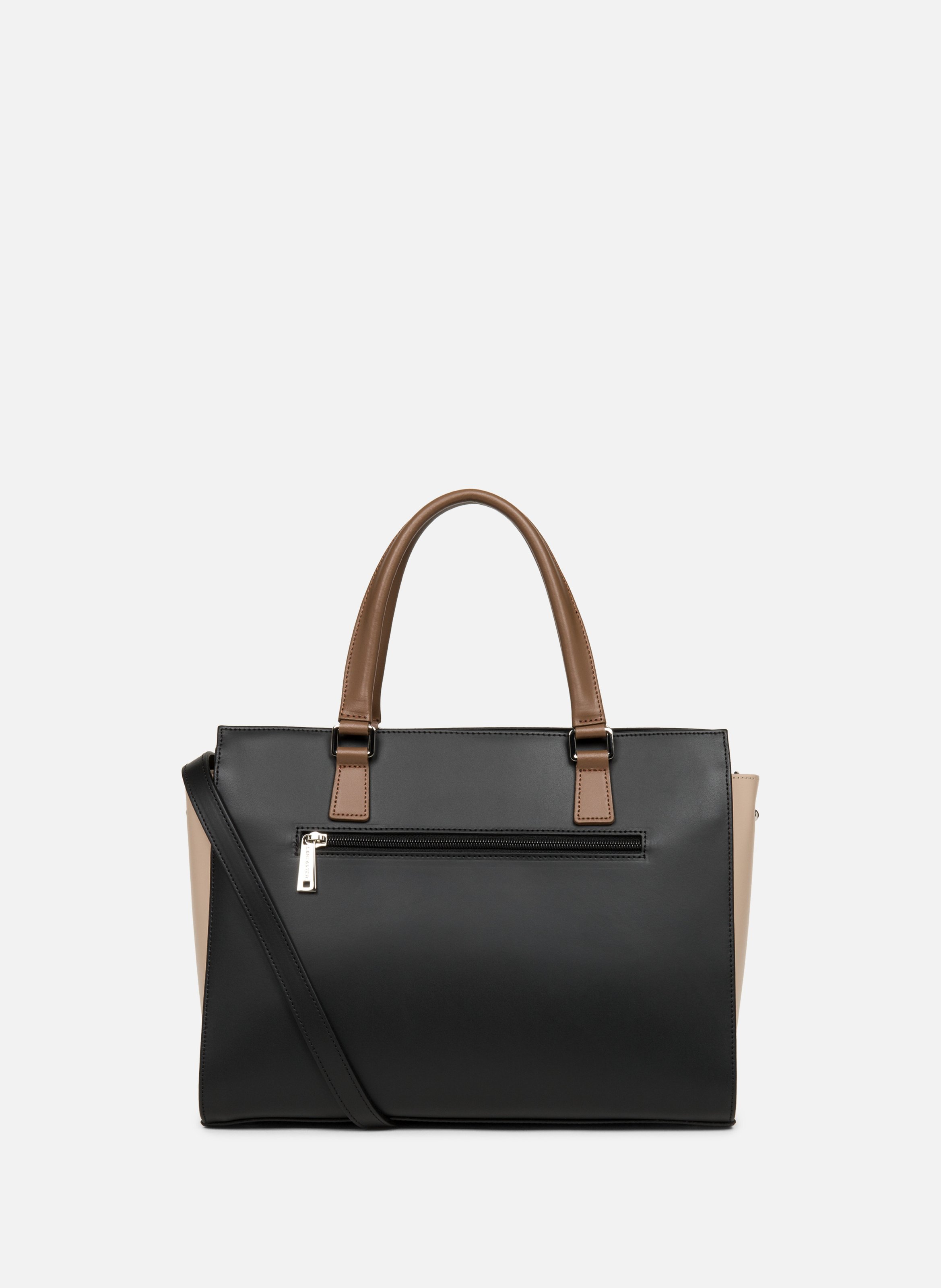 Large tote bag - Smooth LANCASTER Black