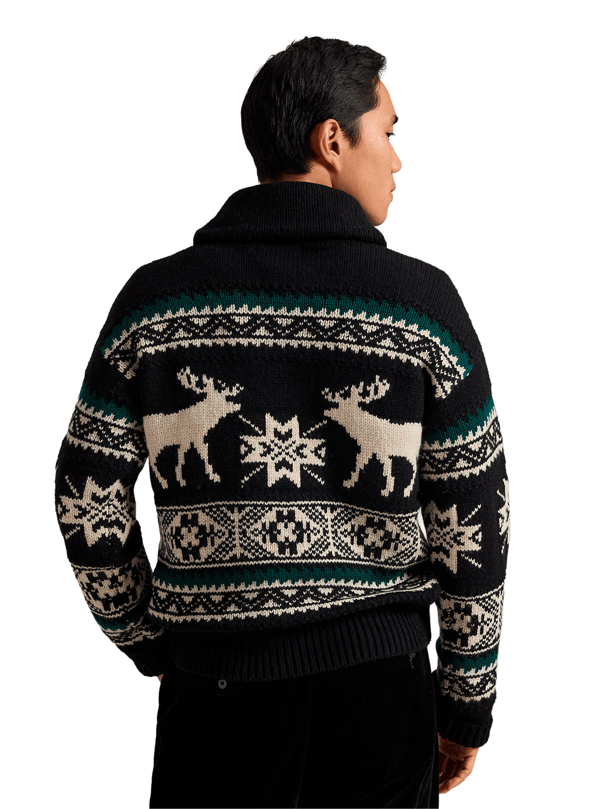 Pull en laine mélangée POLO RALPH LAUREN Noir