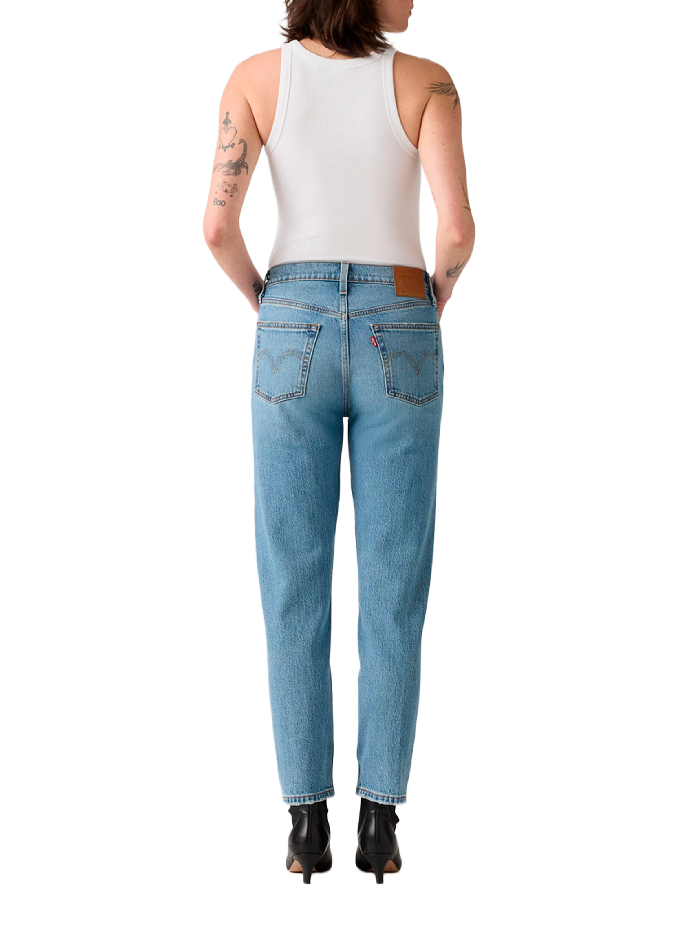 501 Washed Short Jeans LEVI'S Blue