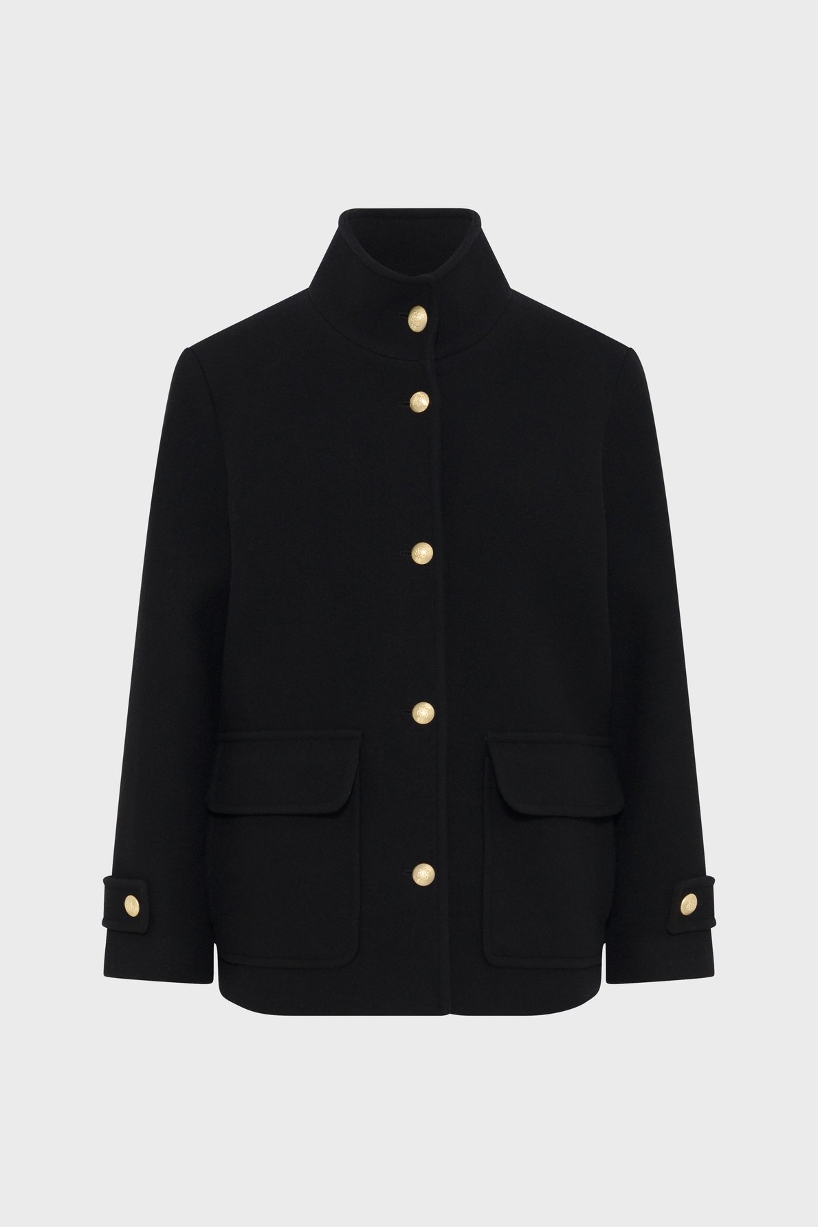 Manteau court à col montant - maud GERARD DAREL Noir