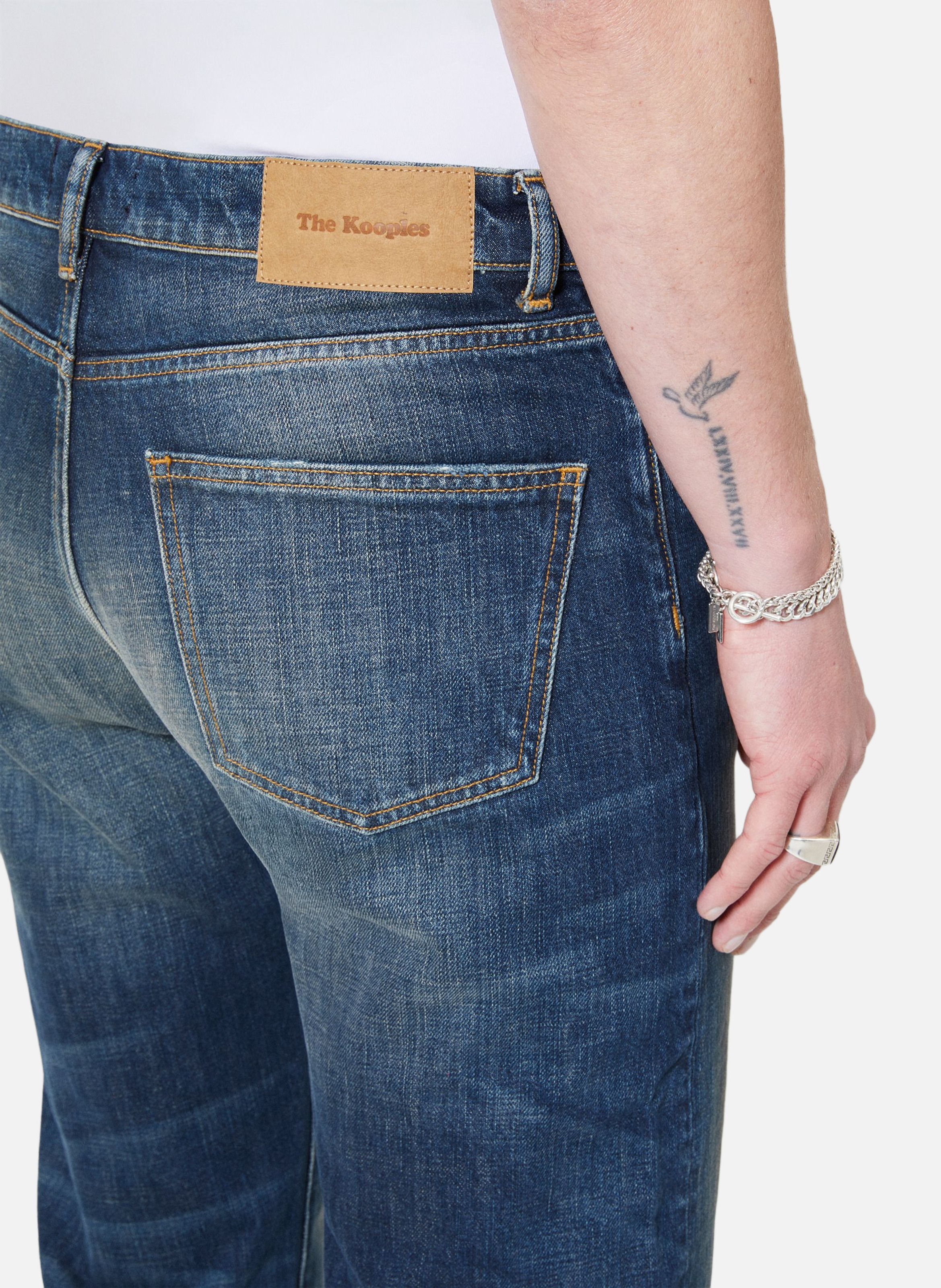 Jean droit  moyen THE KOOPLES Bleu