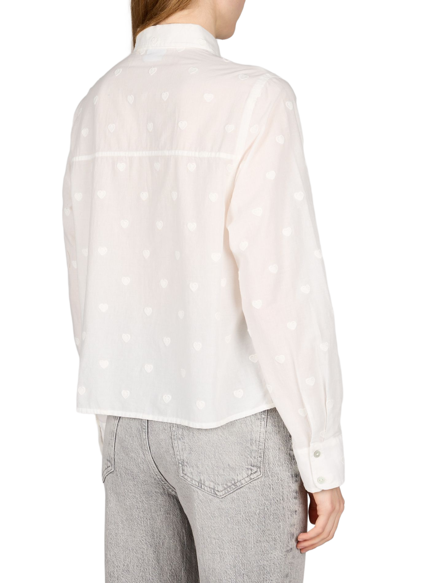 Camicia Vivalenta con ricamo VILA Bianco