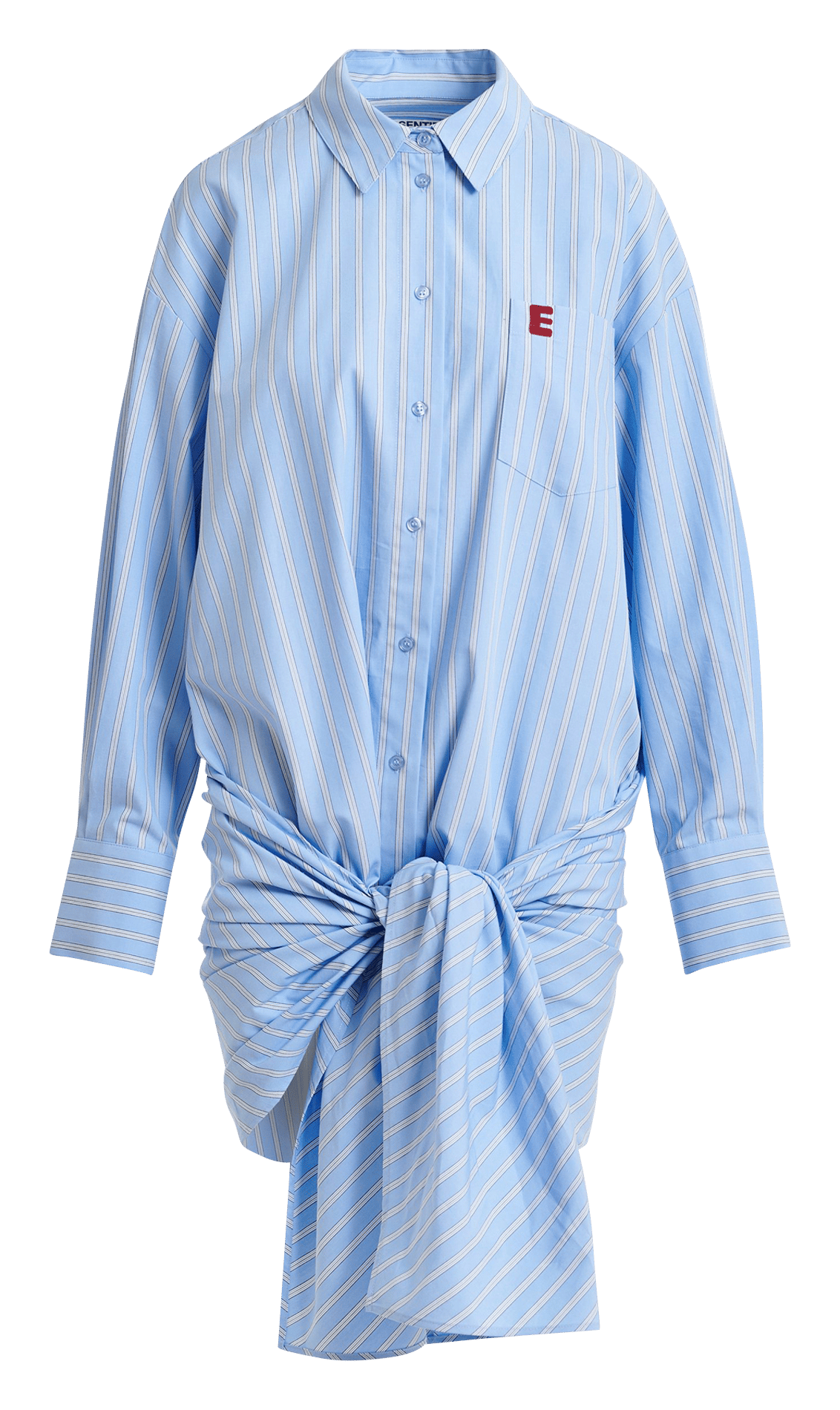 Chemise oversize à rayures jape Bleu