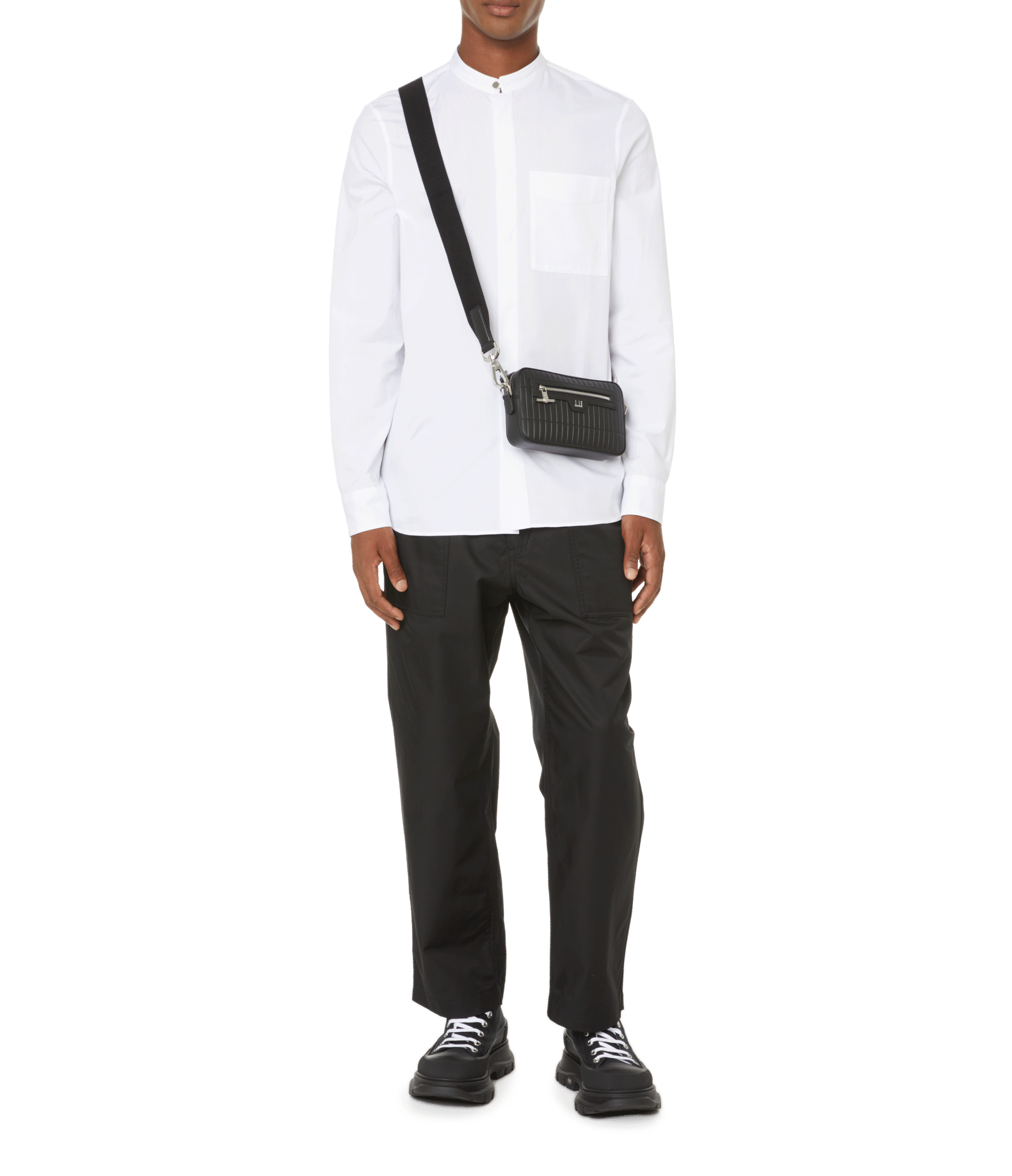 Tread Slick cotton canvas sneakers Black