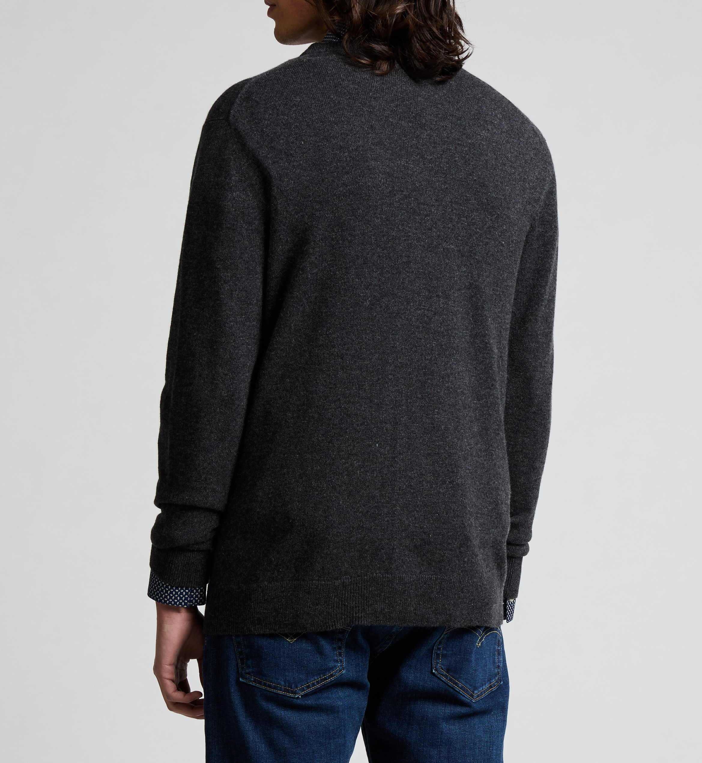 Cashmere cardigan AU PRINTEMPS PARIS Grey