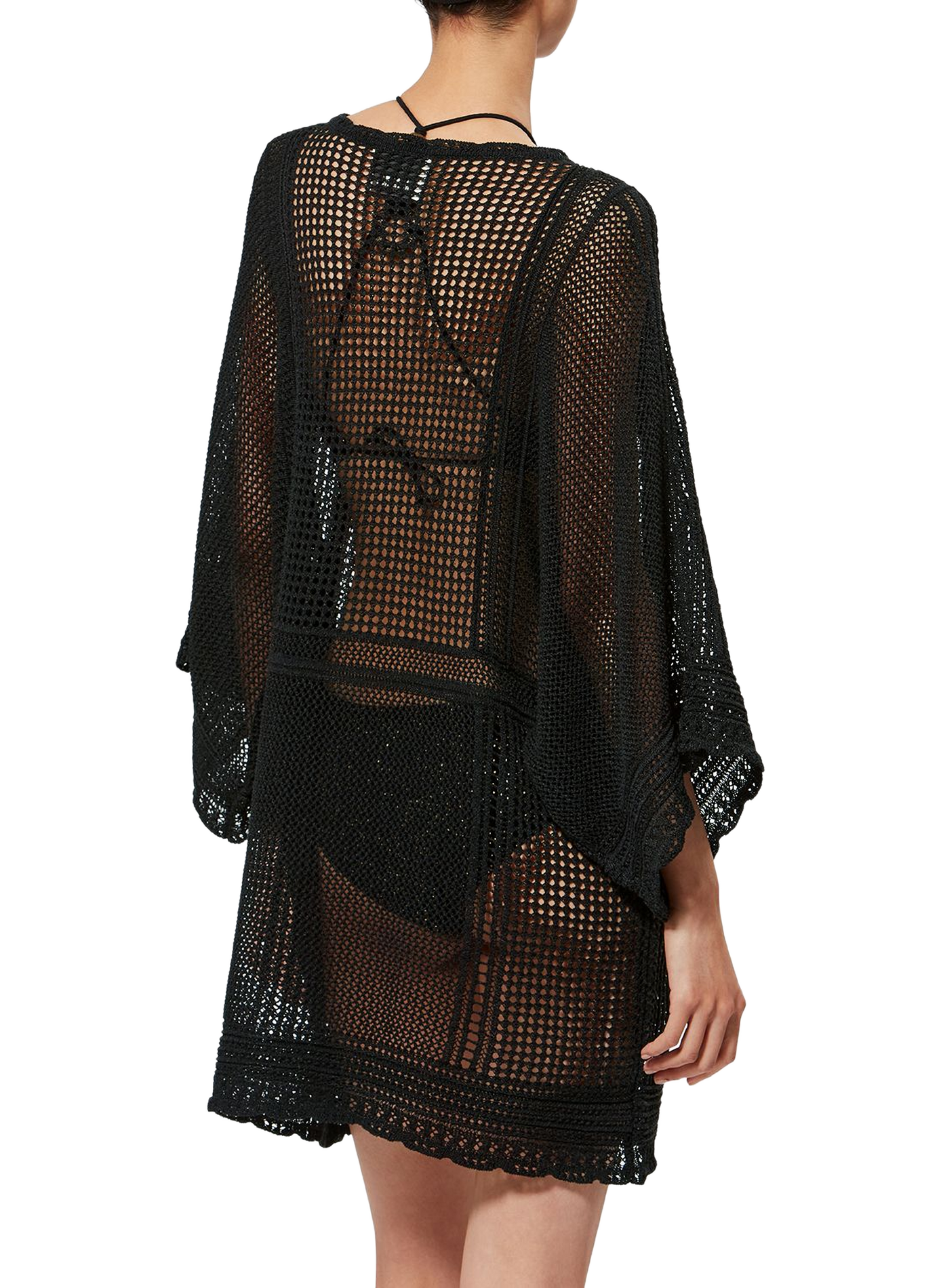 Loose-fitting short crochet dress Metina ISABEL MARANT Black
