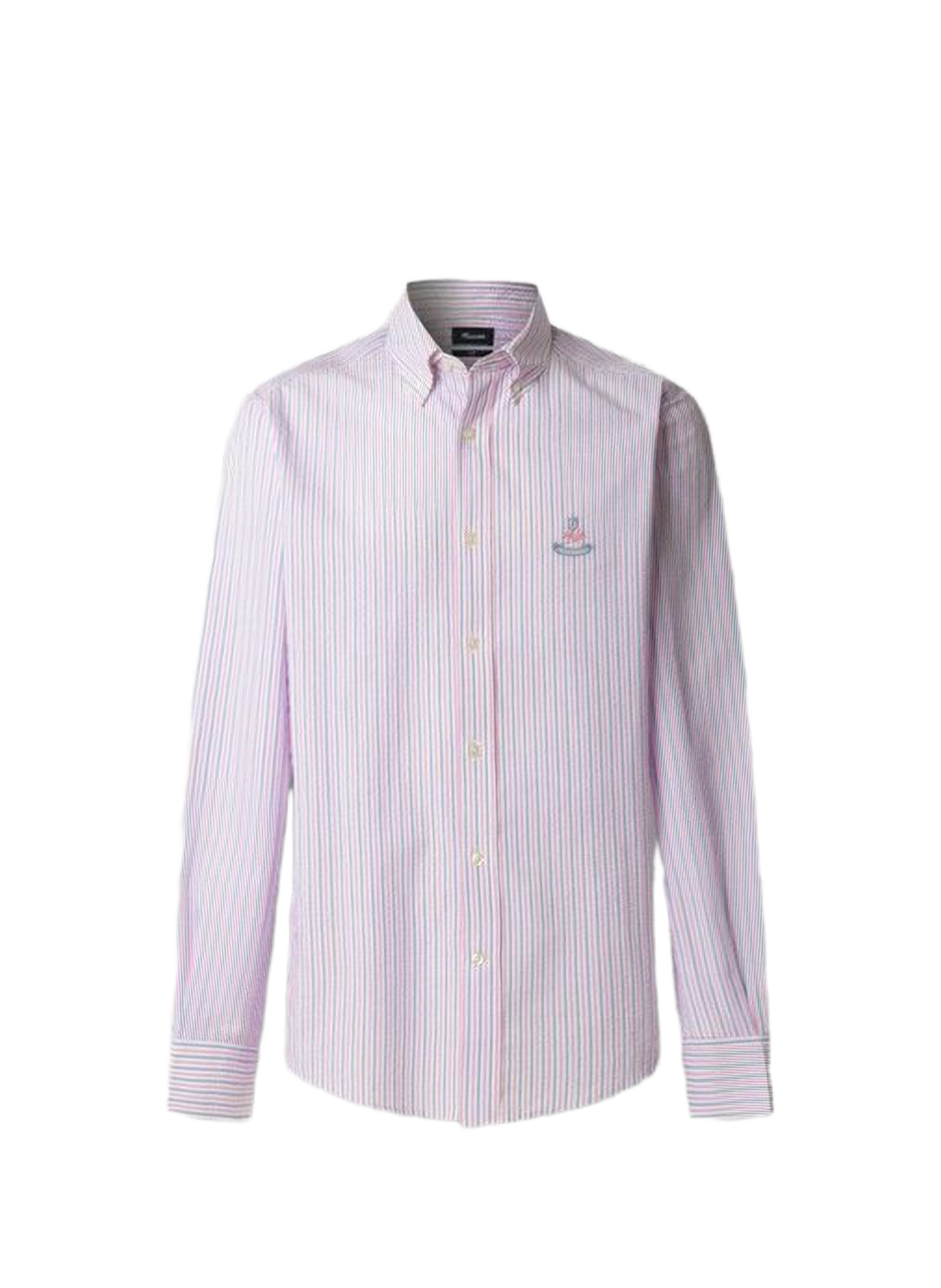 Linen shirt FACONNABLE Pink