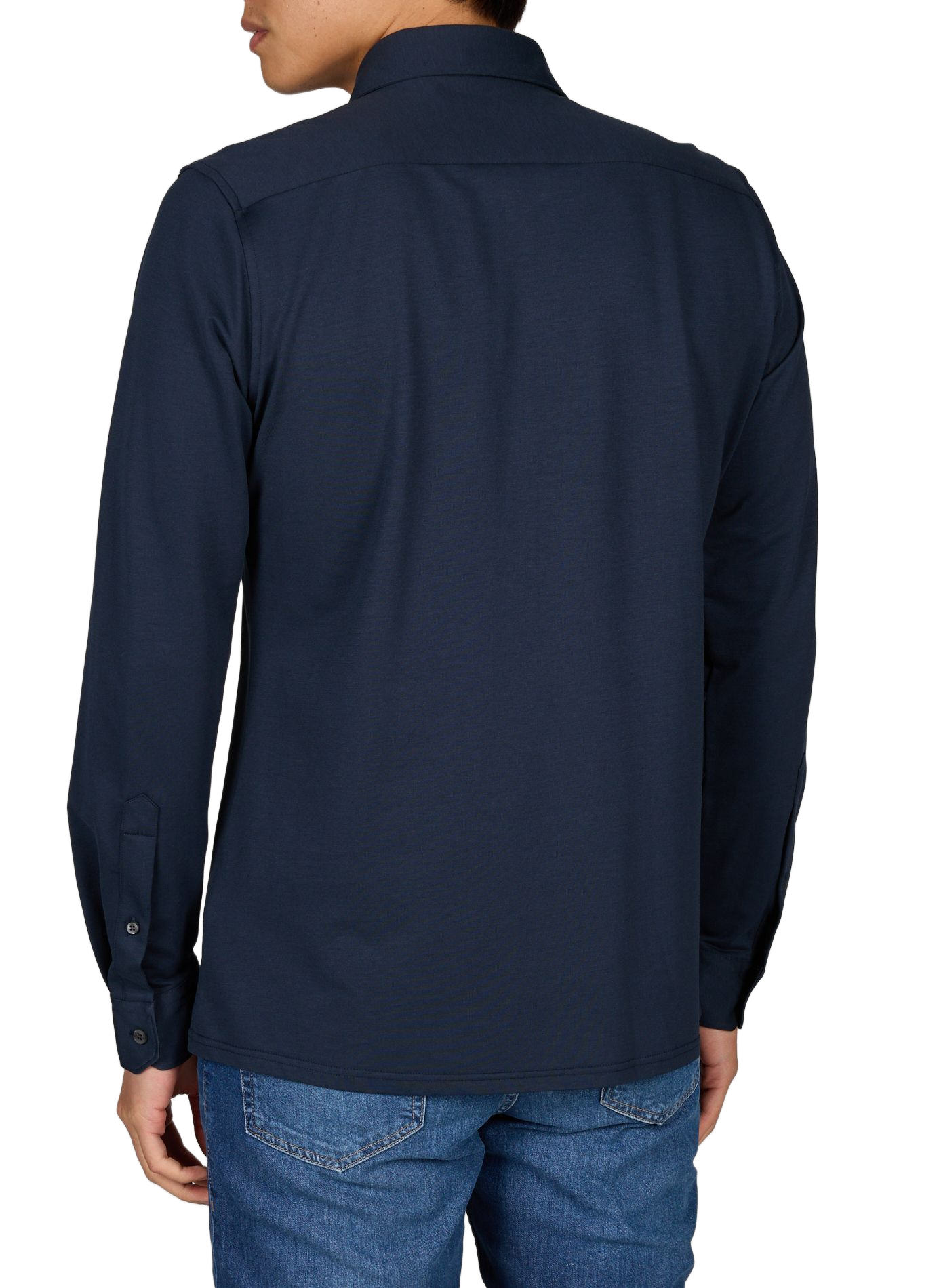 Straight Spike shirt in blended cotton STRELLSON Blue
