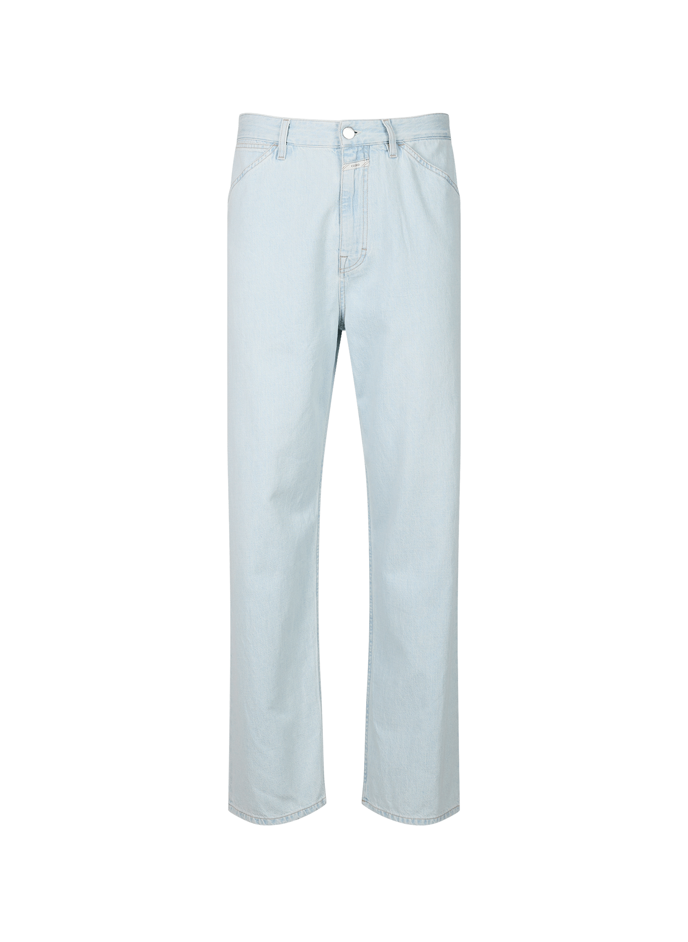 Wijde rechte broek met effen kleur CLOSED Blauw