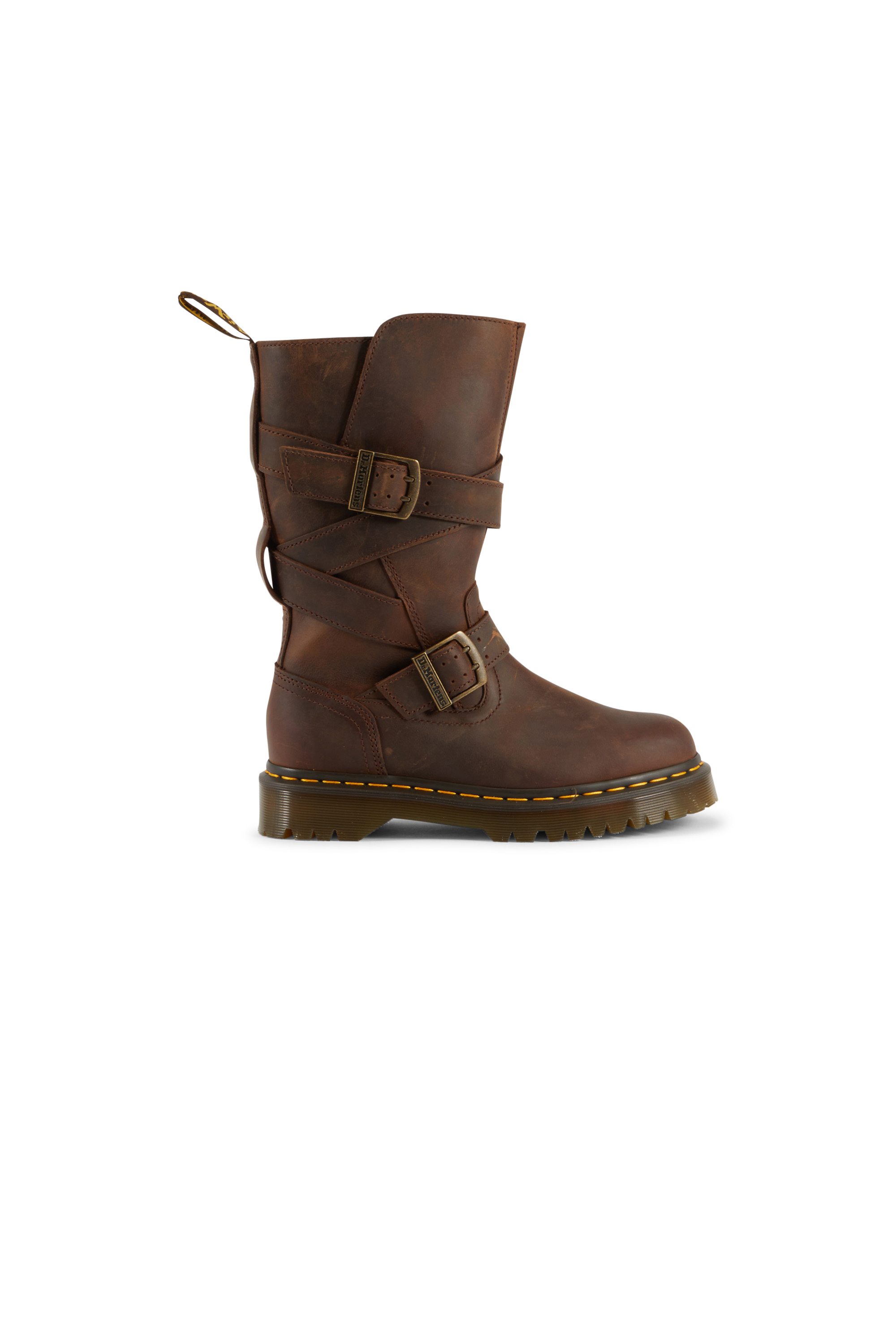Boots anistone strap DR. MARTENS Marron