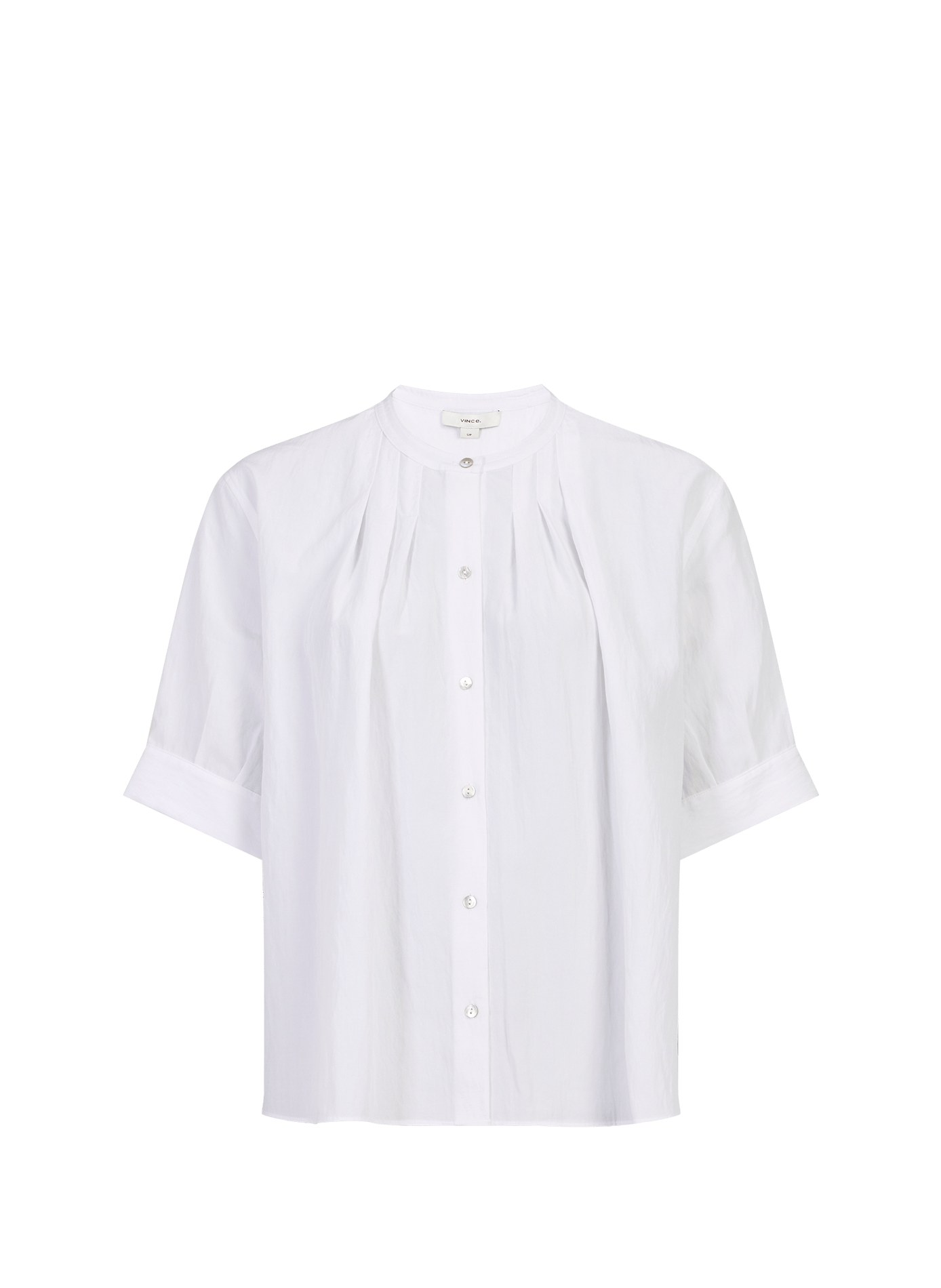 Loose short-sleeve blouse VINCE White