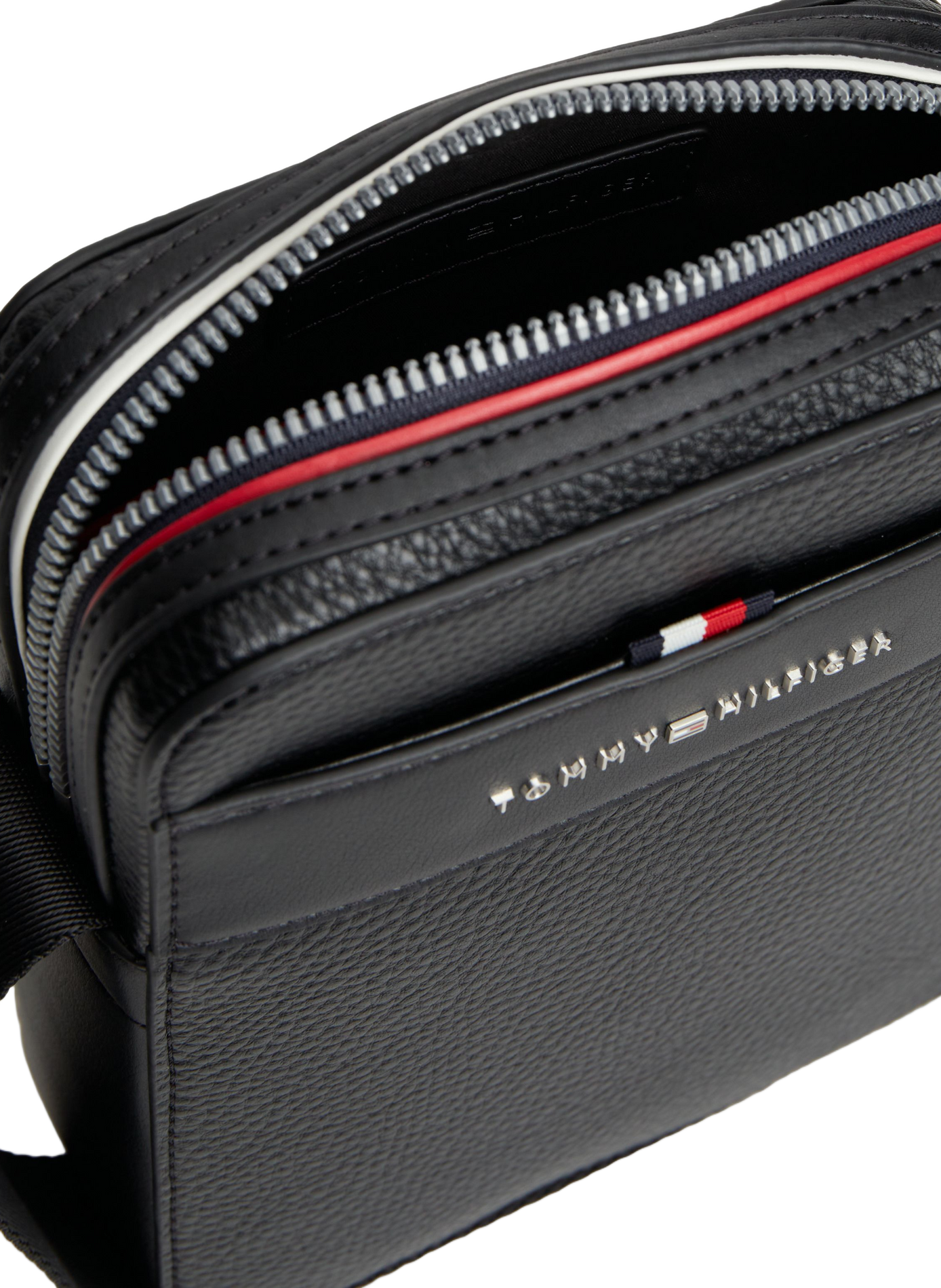 Textured Shoulder Bag TOMMY HILFIGER Black