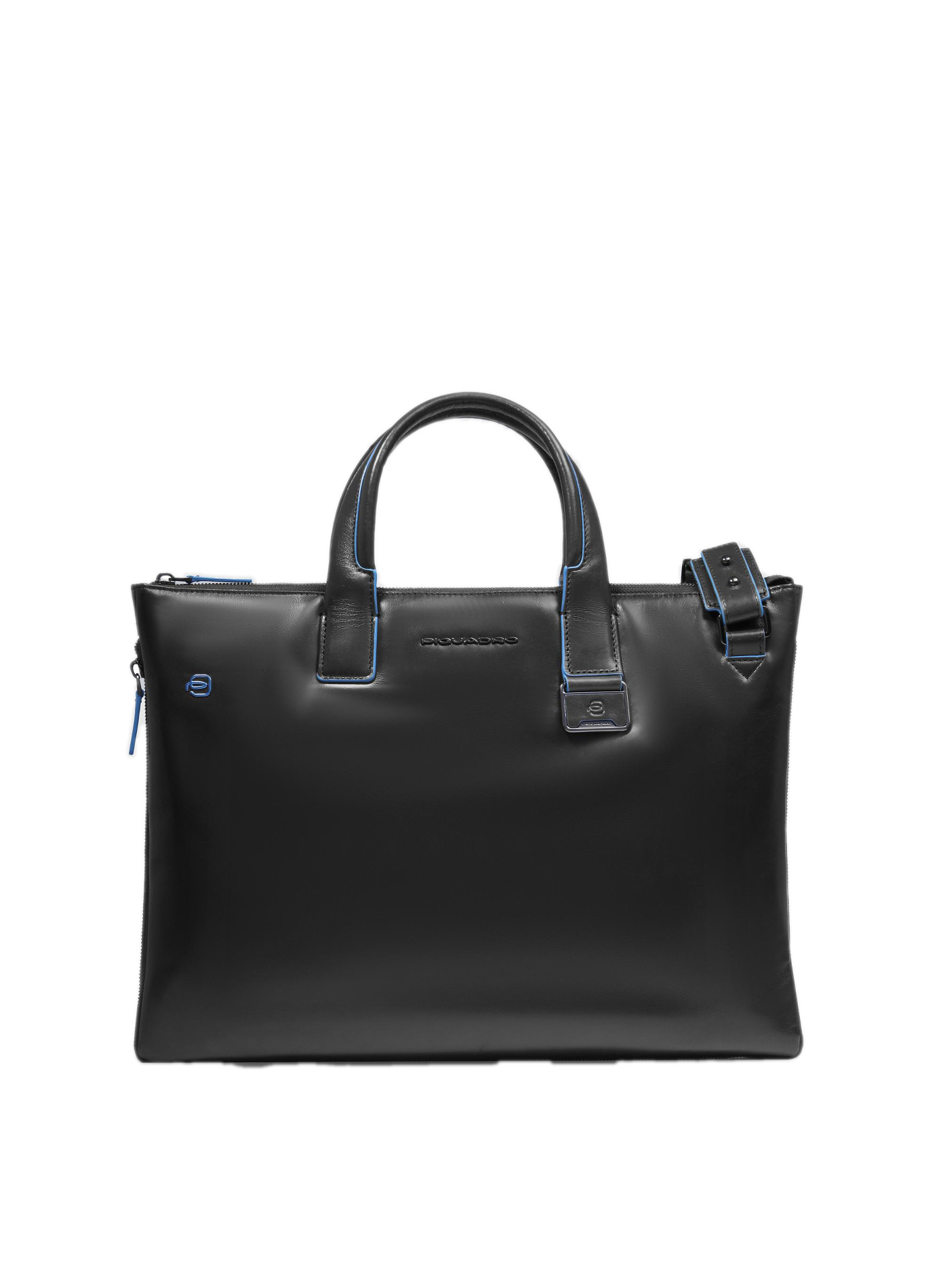 Sac fin pour ordinateur 15,6", extensible PIQUADRO Noir