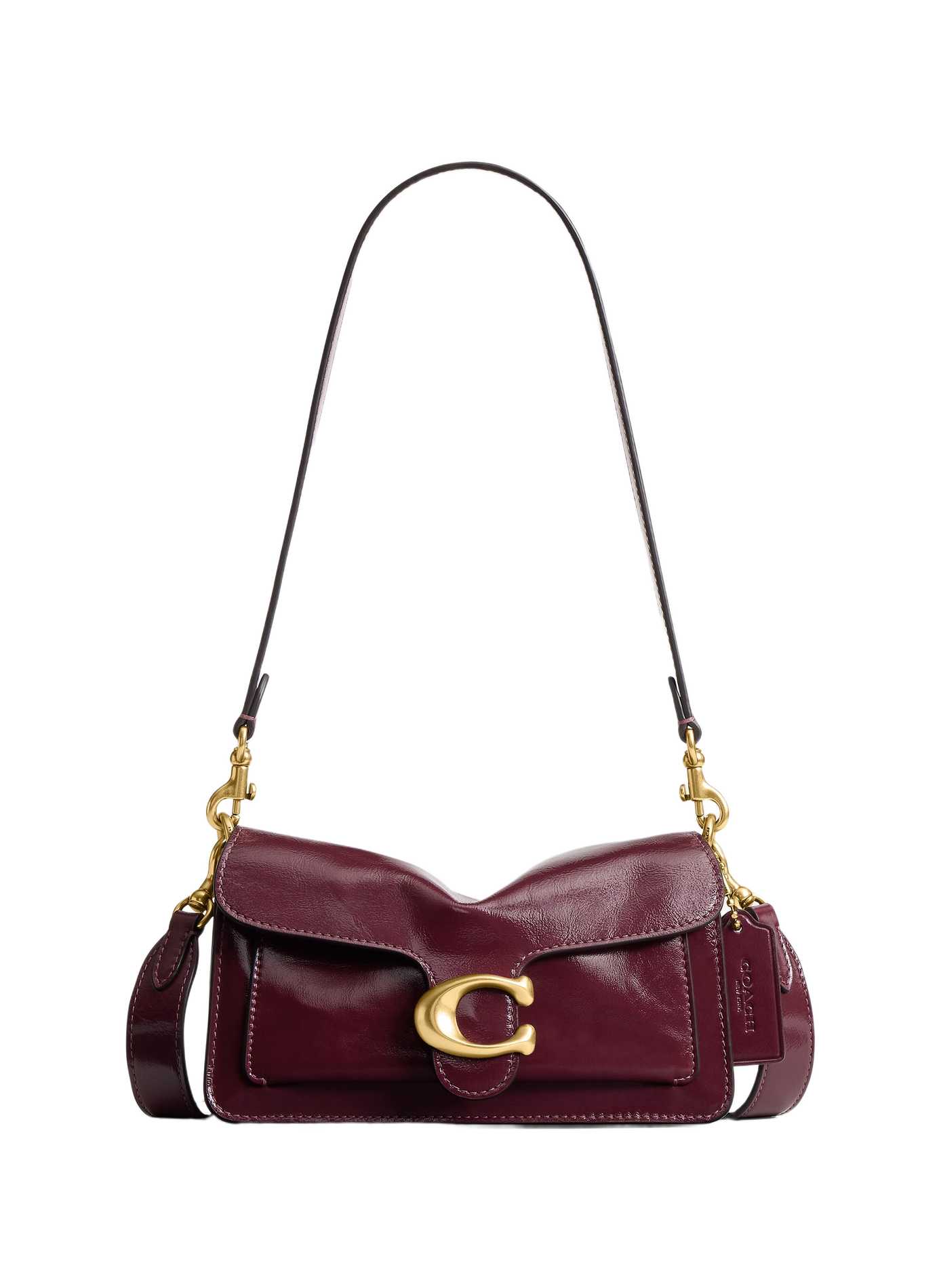 Sac épaule Tabby 20 en cuir COACH Rot