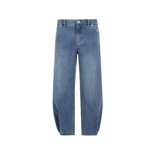 Jean ample en coton denim