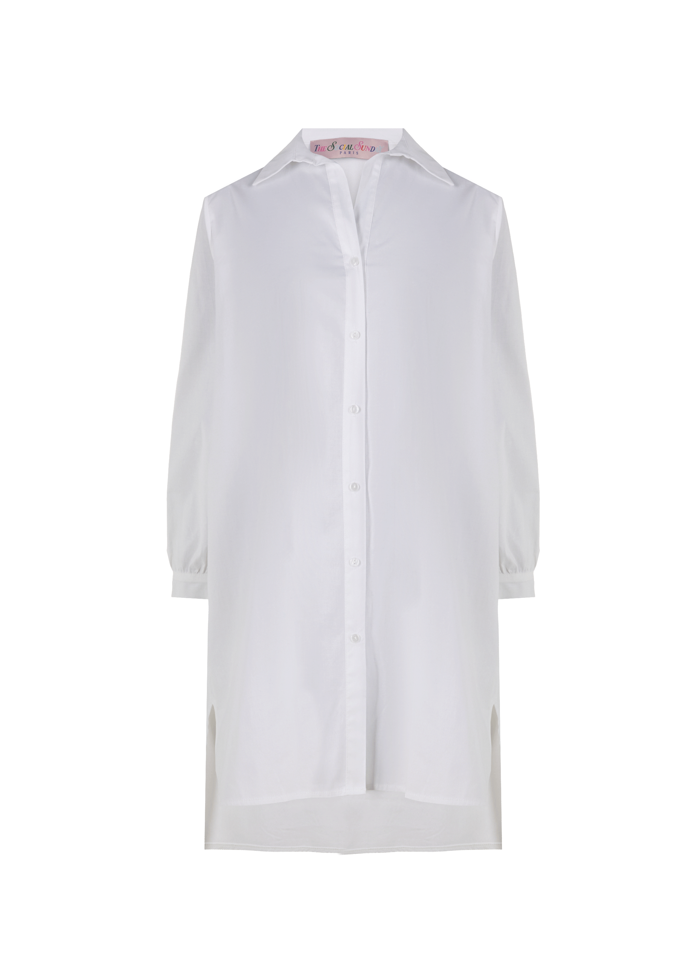 Robe chemise en coton