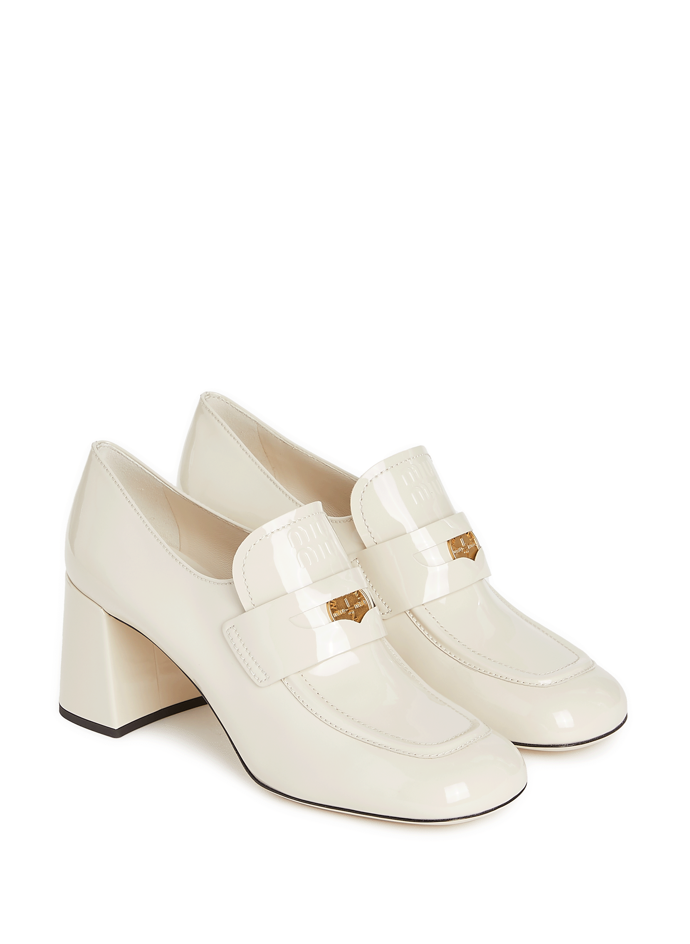 Mocassins en cuir verni