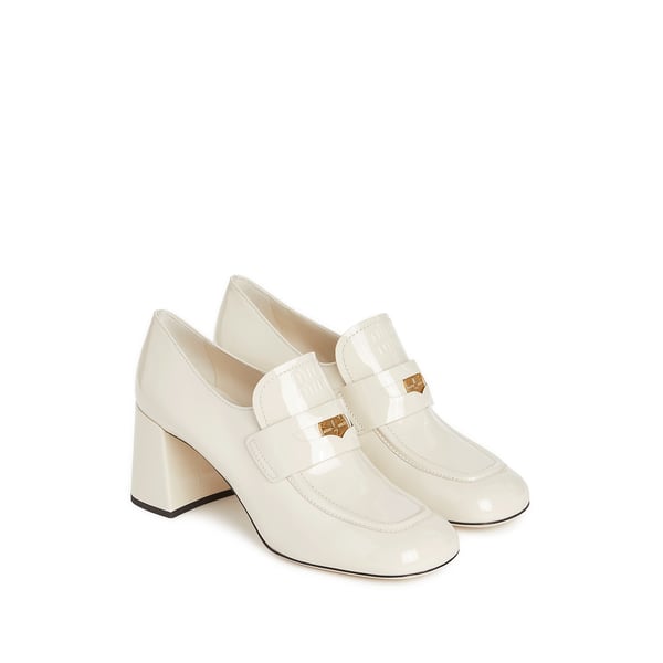 Mocassins en cuir verni