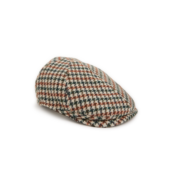 Saison 1865 Wool Baker Boy Cap In Multi