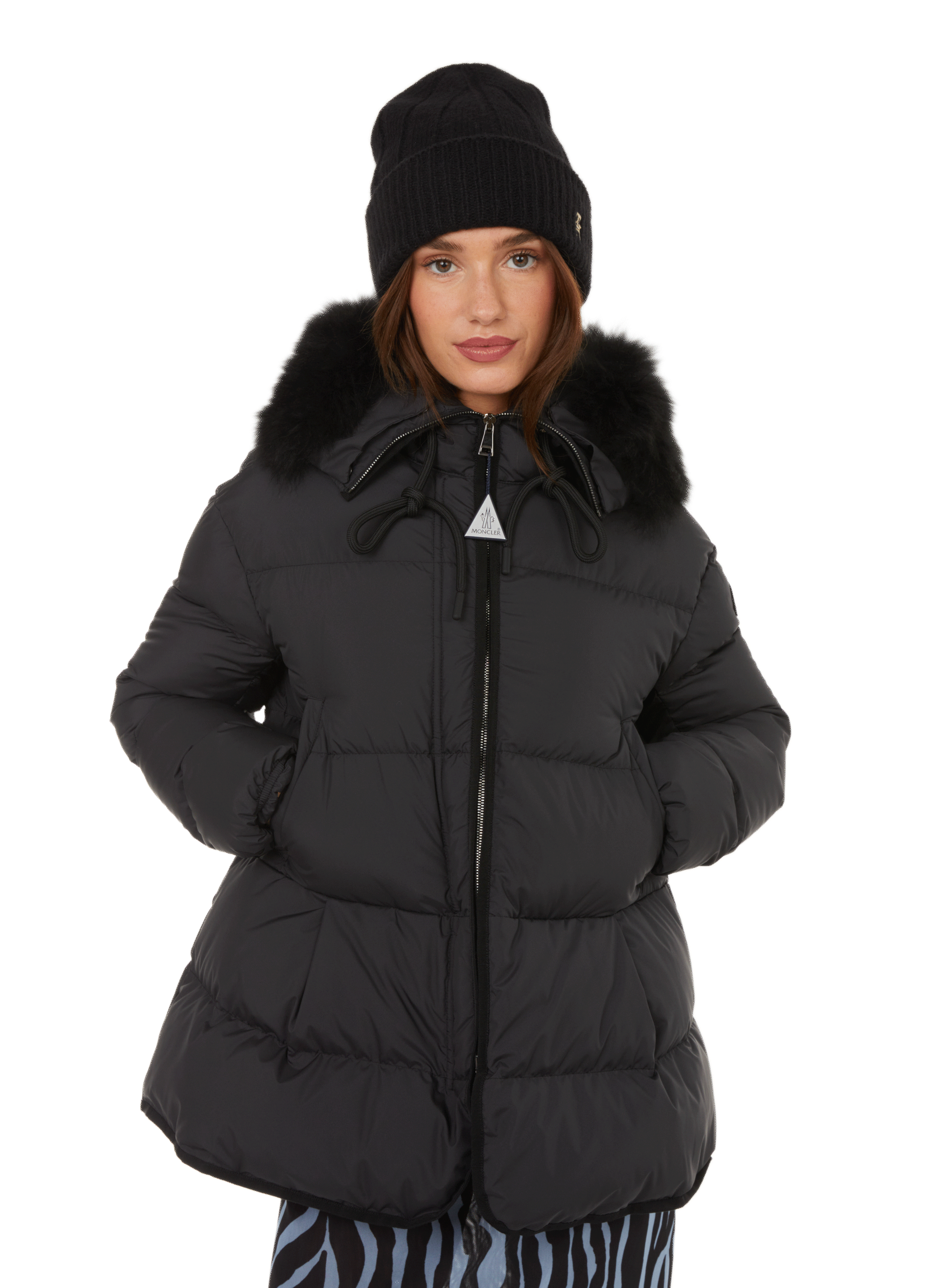 doudoune noir moncler femme