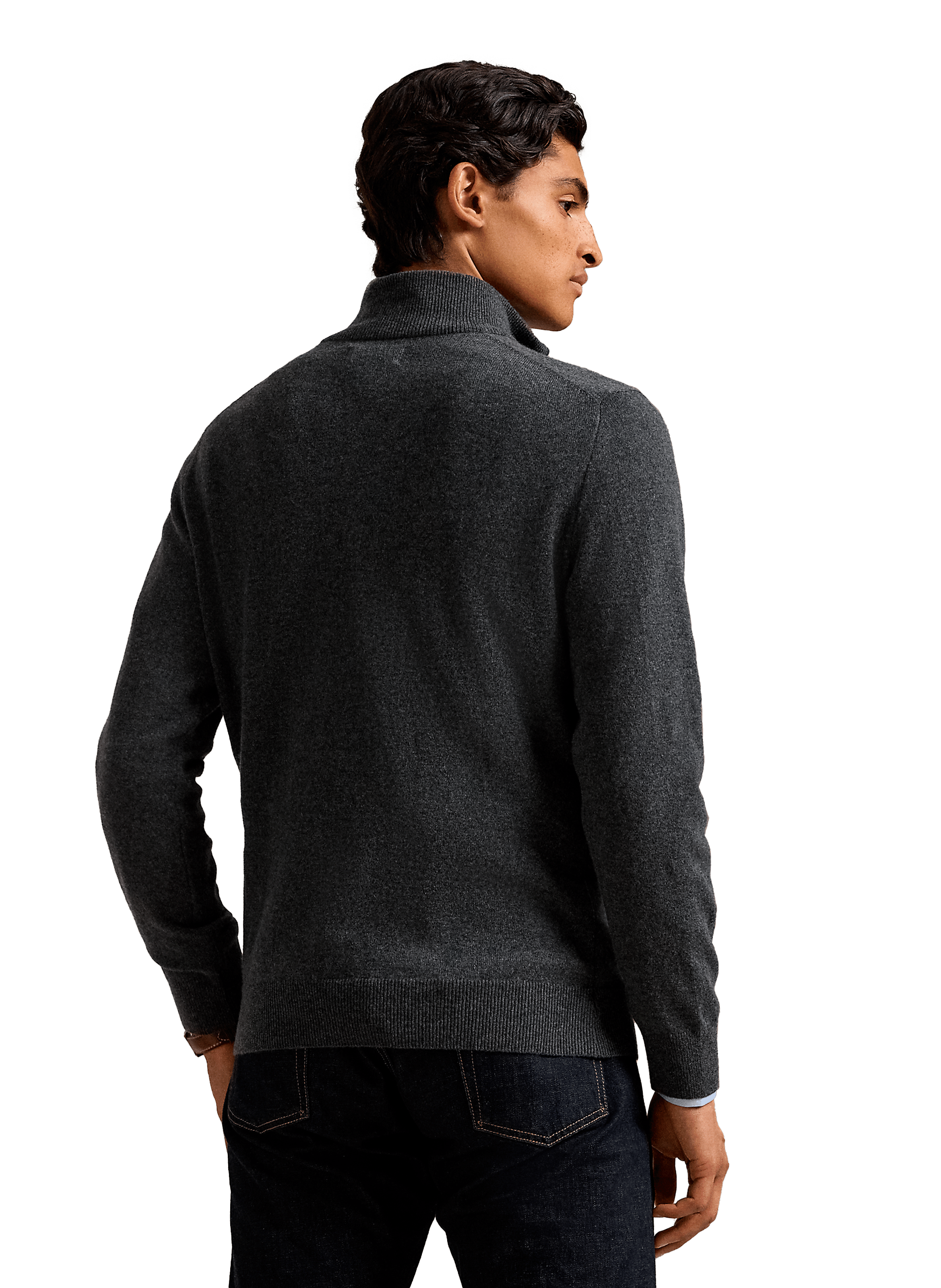 Half-zip wool jumper POLO RALPH LAUREN Grey