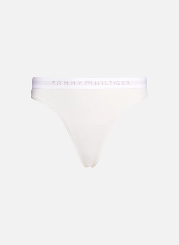 String à logo Beige by TOMMY HILFIGER TOMMY HILFIGER String à logo Beige