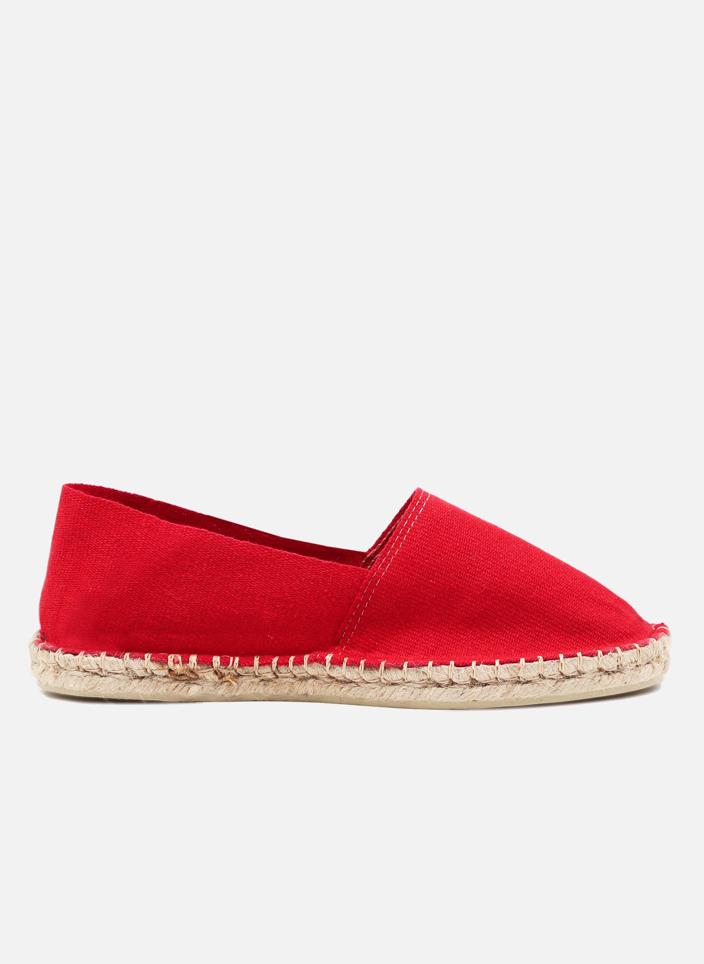 Espadrilles toile JULES & JENN Rouge