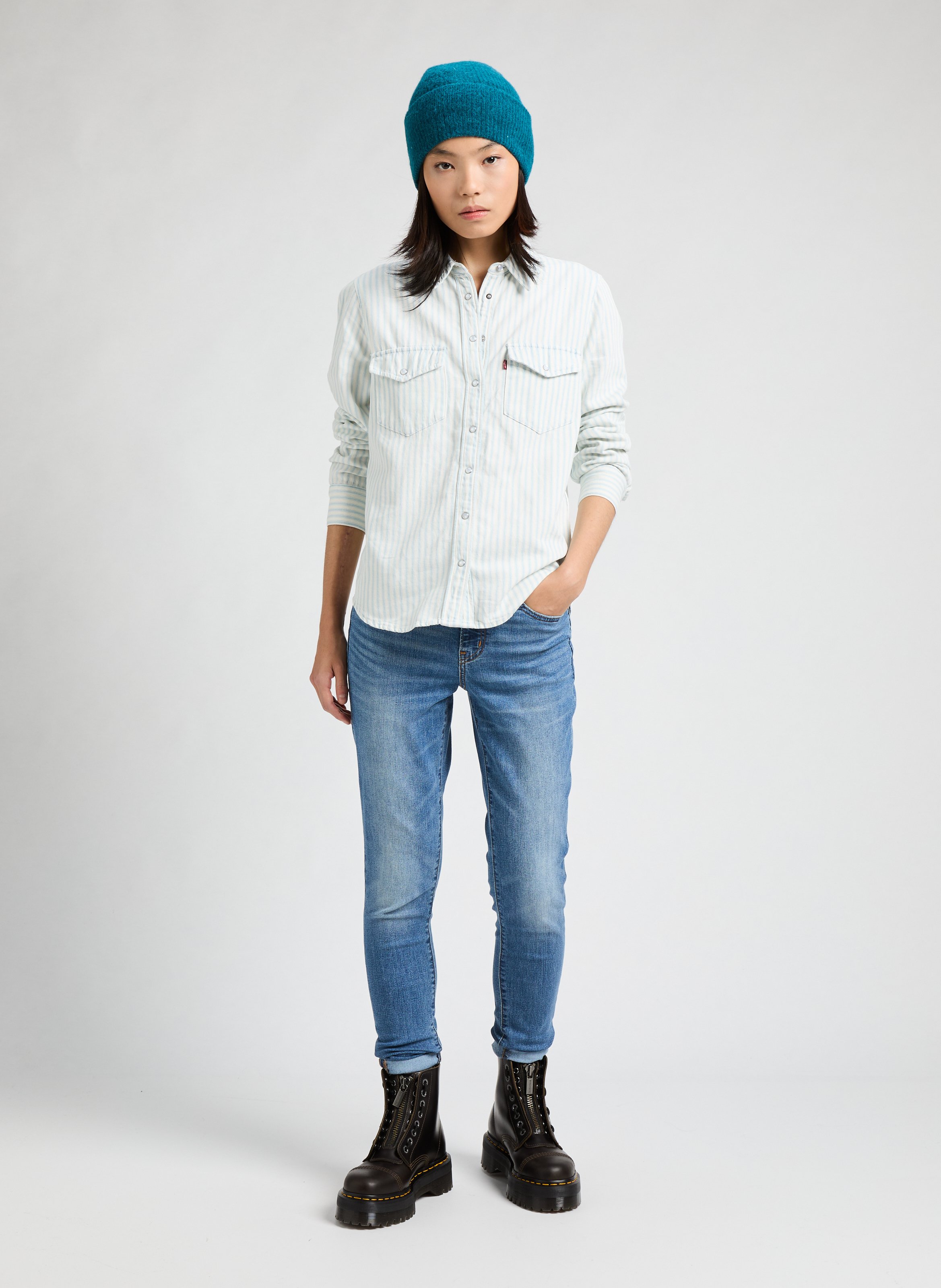 Jean Skinny 721 LEVI'S Bleu