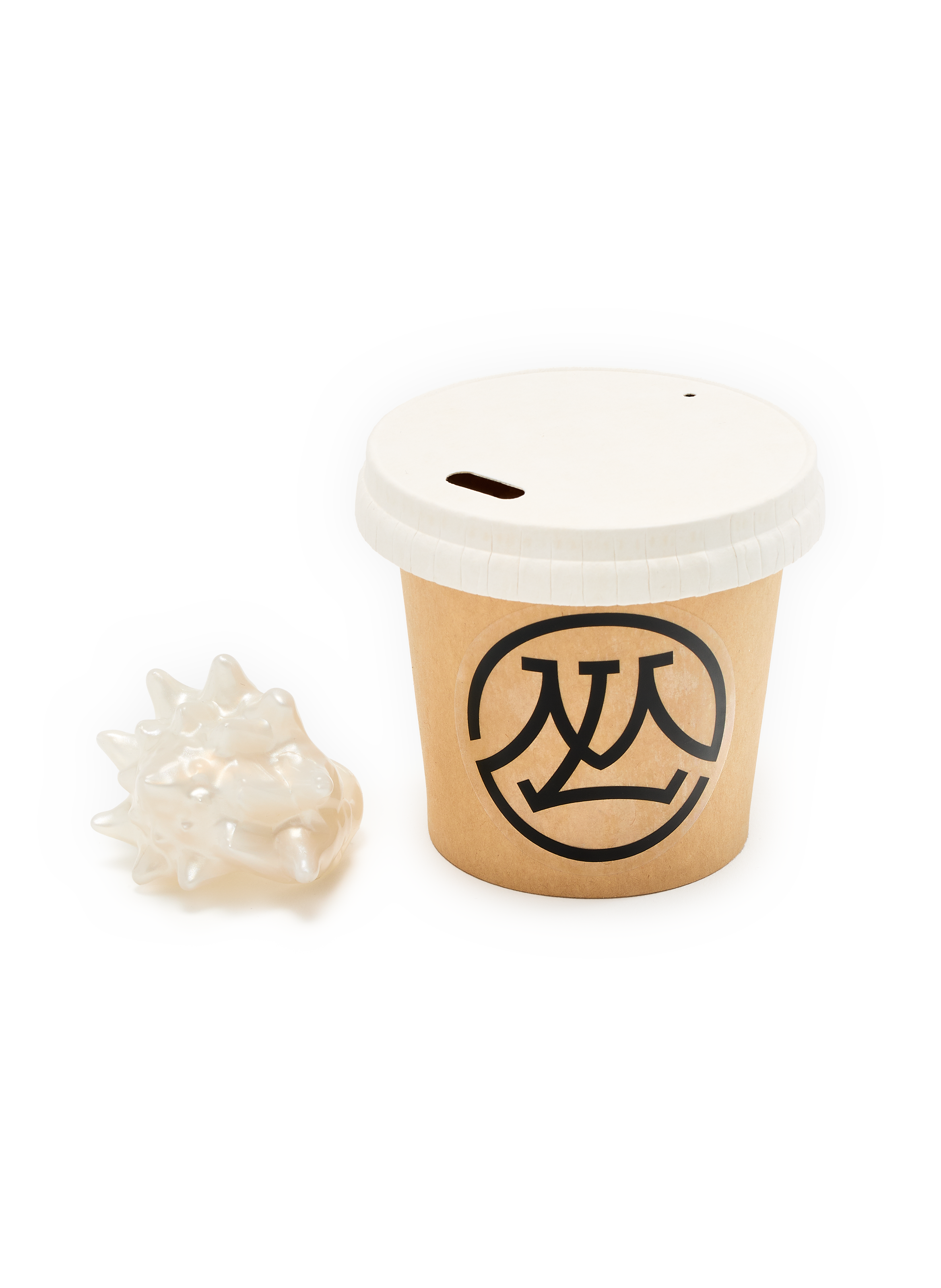 Bague Caracola Perla LA MANSO Blanc