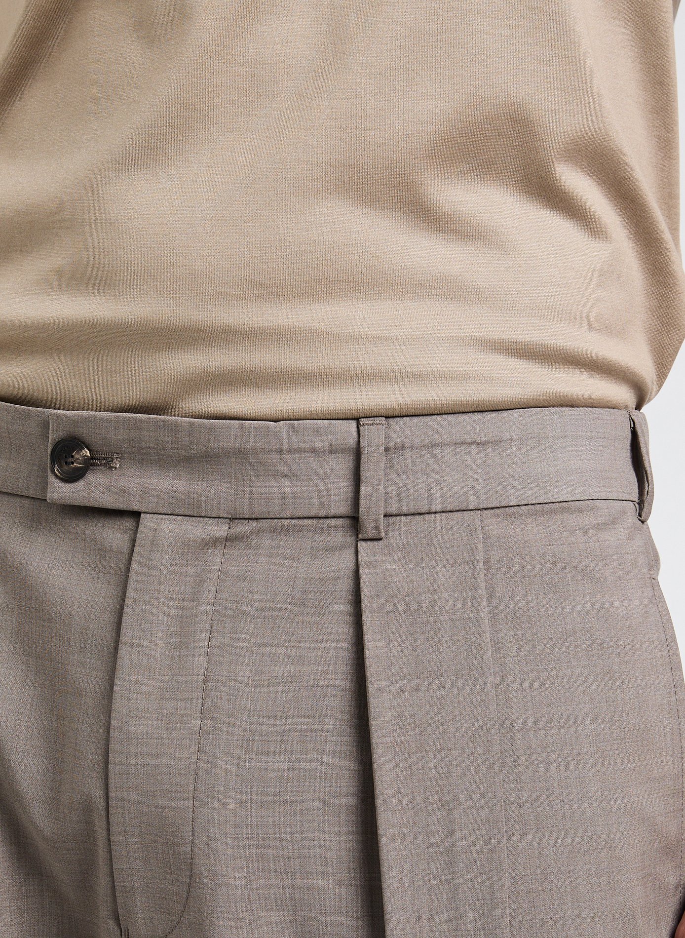 Trendy pleated pants EMPORIO ARMANI Beige