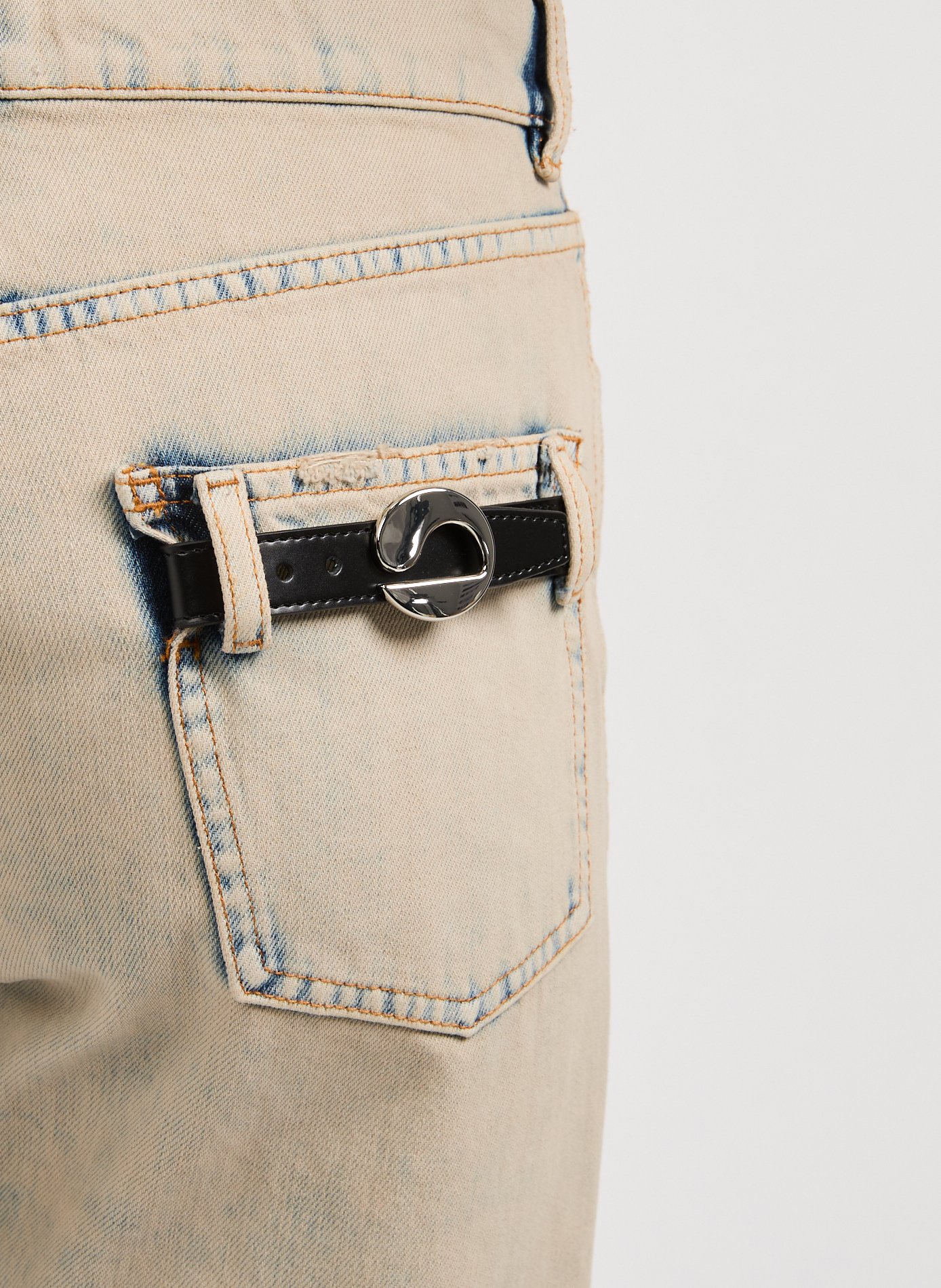 Light Wash Boyfriend Jeans COPERNI Grey