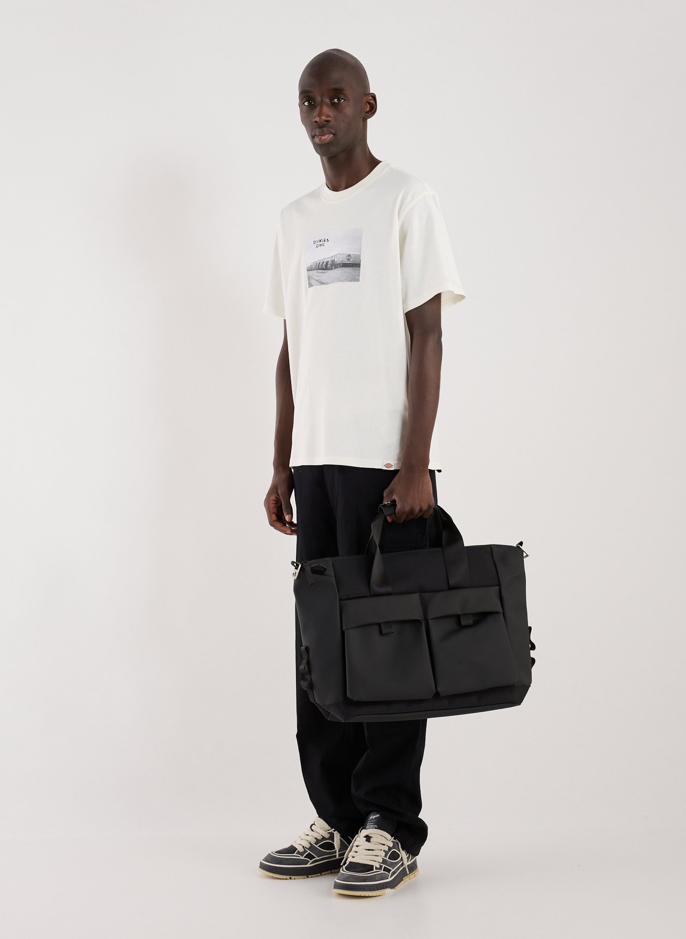 Straight-fit cotton T-shirt DICKIES White