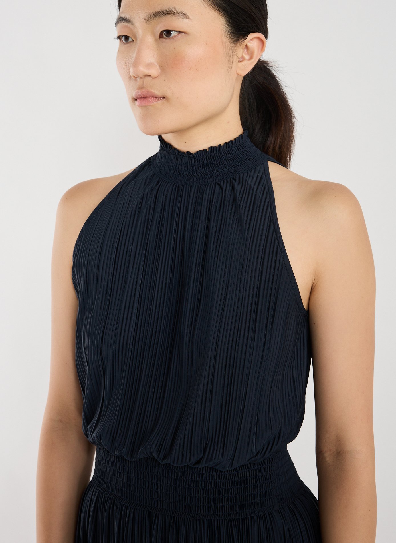 Robe plissée Uma SAMSOE SAMSOE Bleu