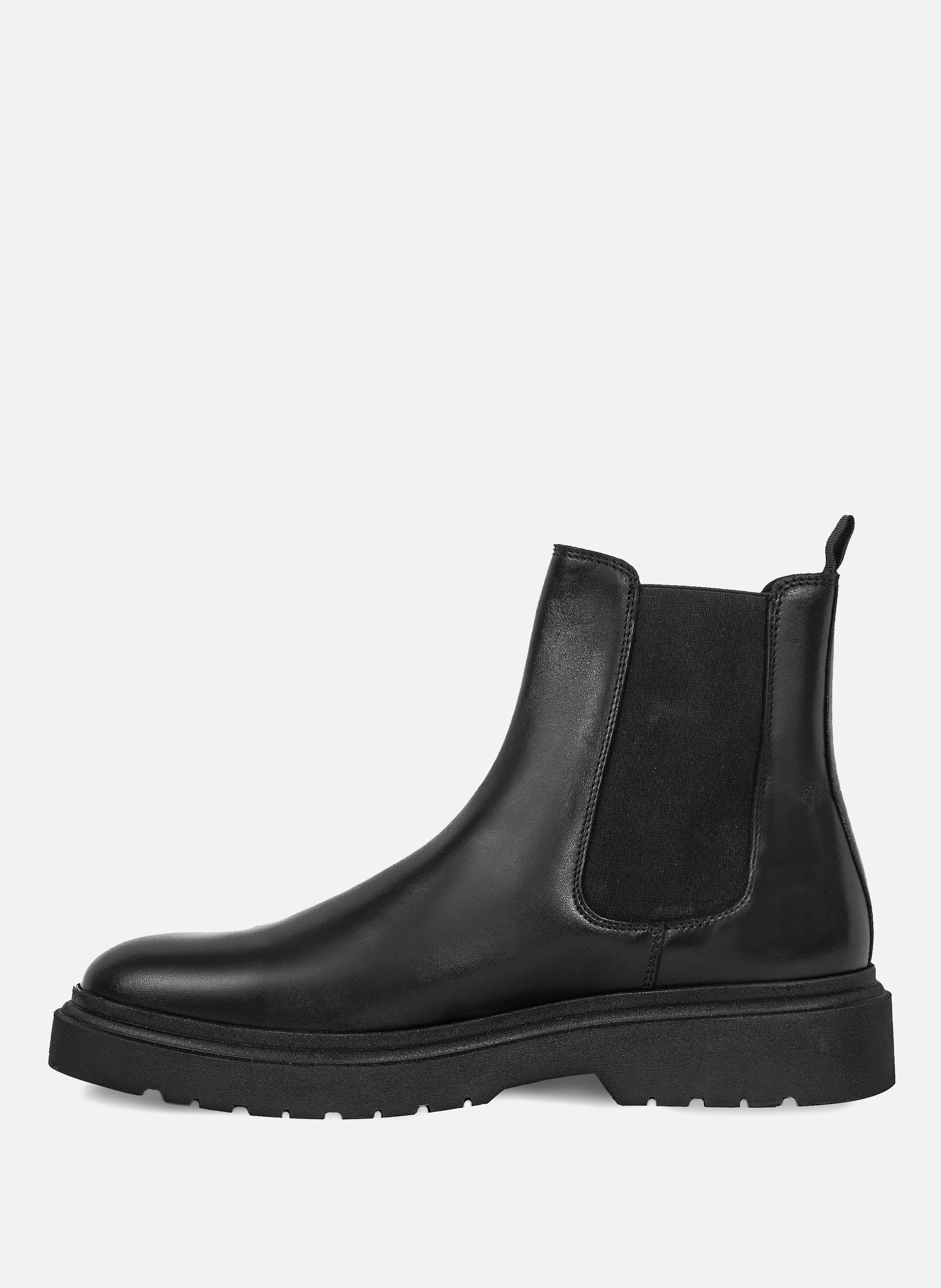 Chelsea boots gomme cuir JULES & JENN Noir